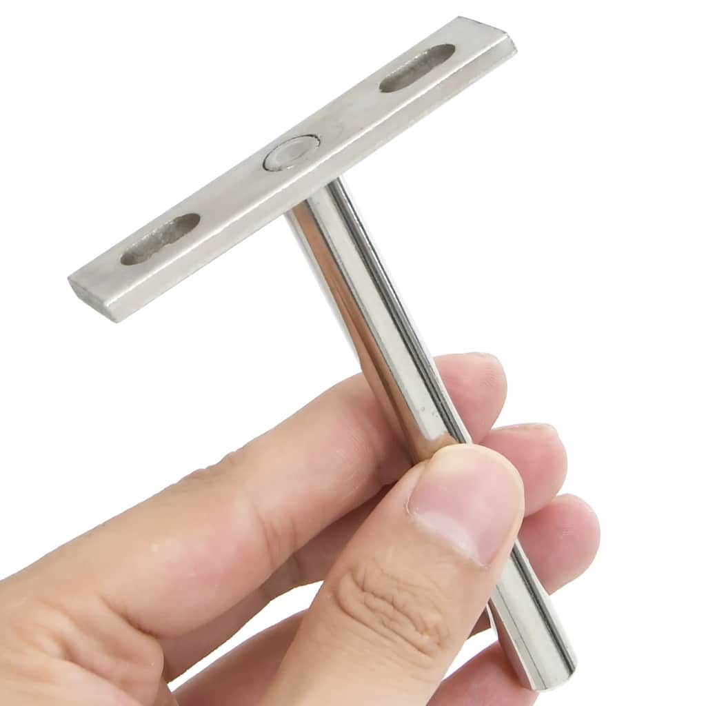 vidaXL Halterung Regalträger Schwebend 12 Stk. Unsichtbar Ø10x100 mm, (1-tlg)