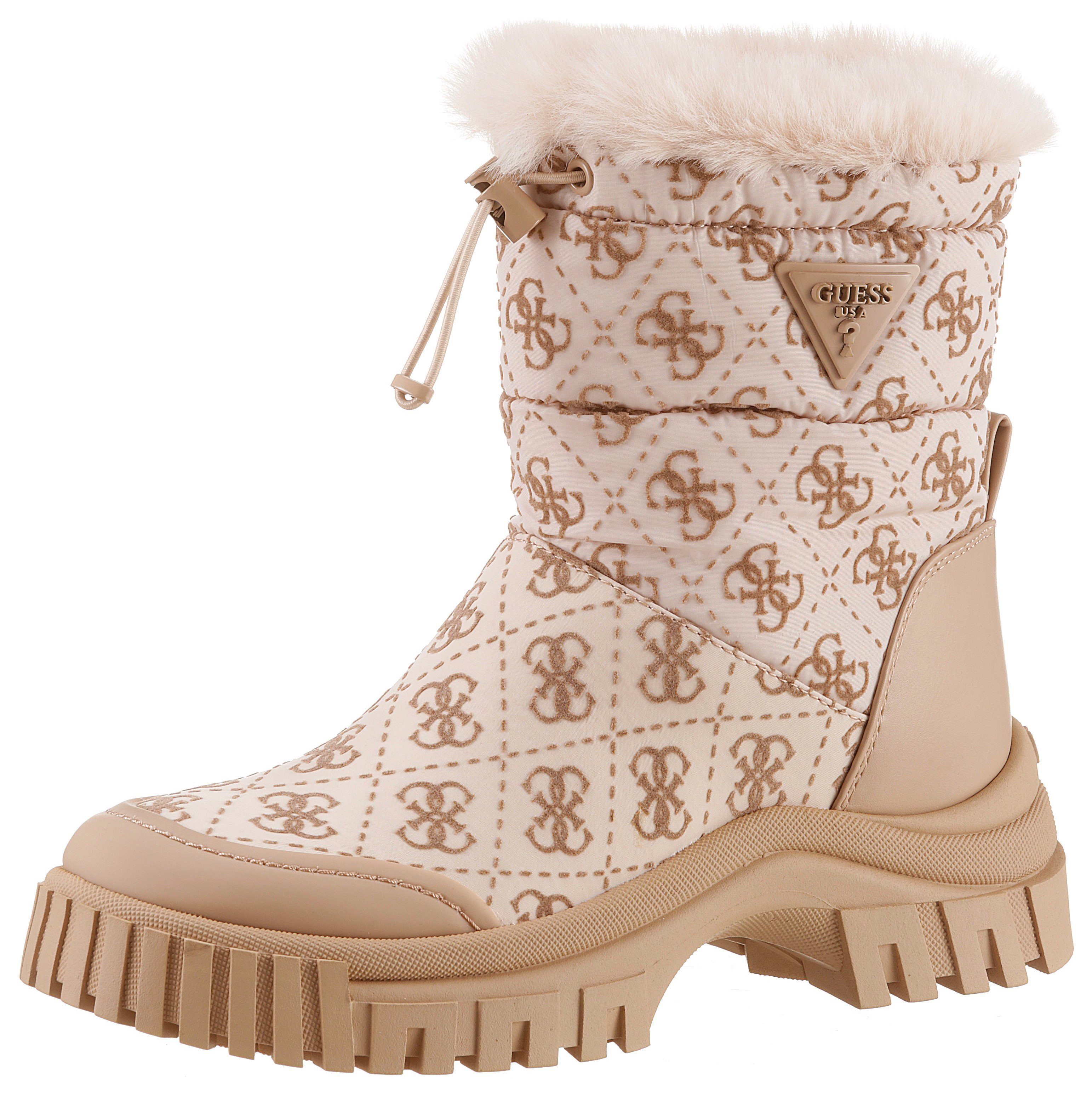 Guess LOLITA Winterboots mit Schaftrand Schnellverschluss am