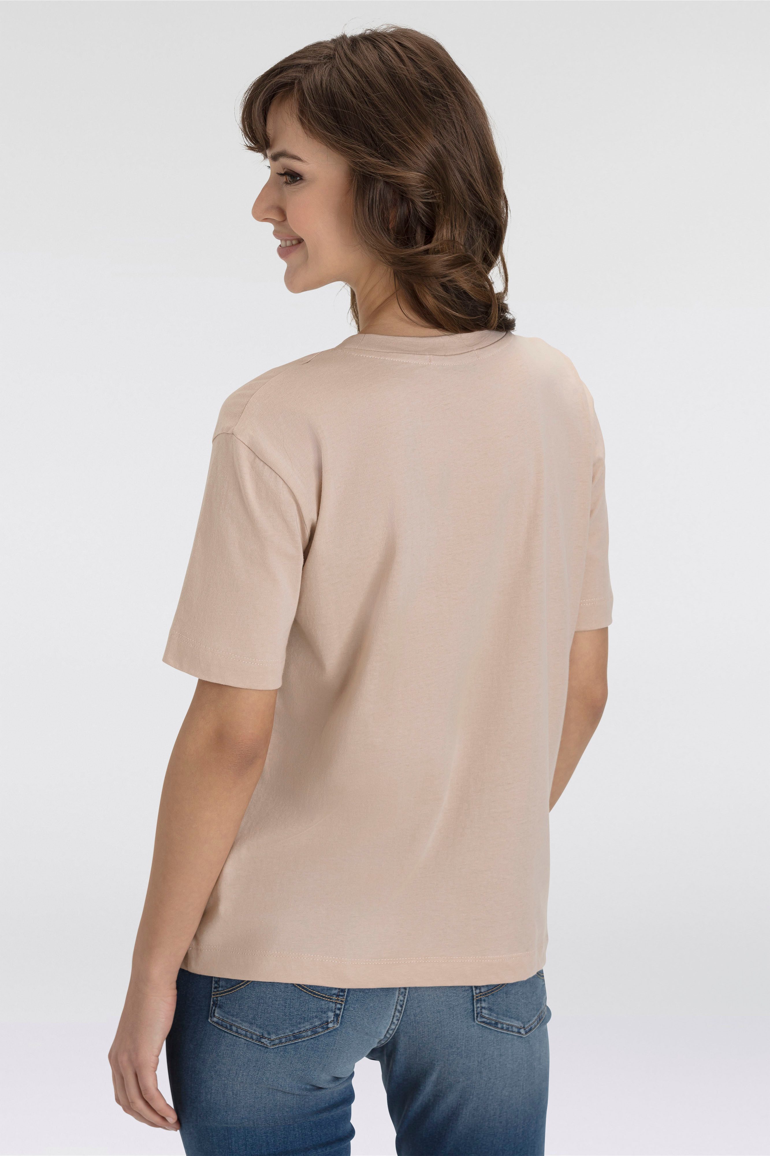 Replay T-Shirt mit Markenprint vorne günstig online kaufen