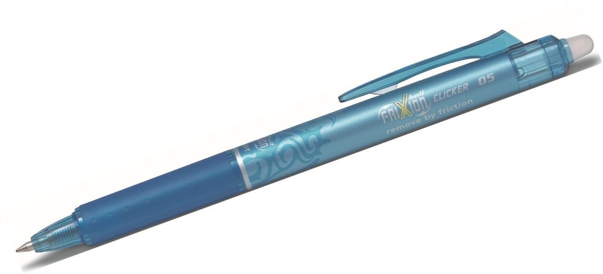 Pilot Pen Tintenfeinschreiber Tintenroller Frixion Ball Clicker 05 hellblau