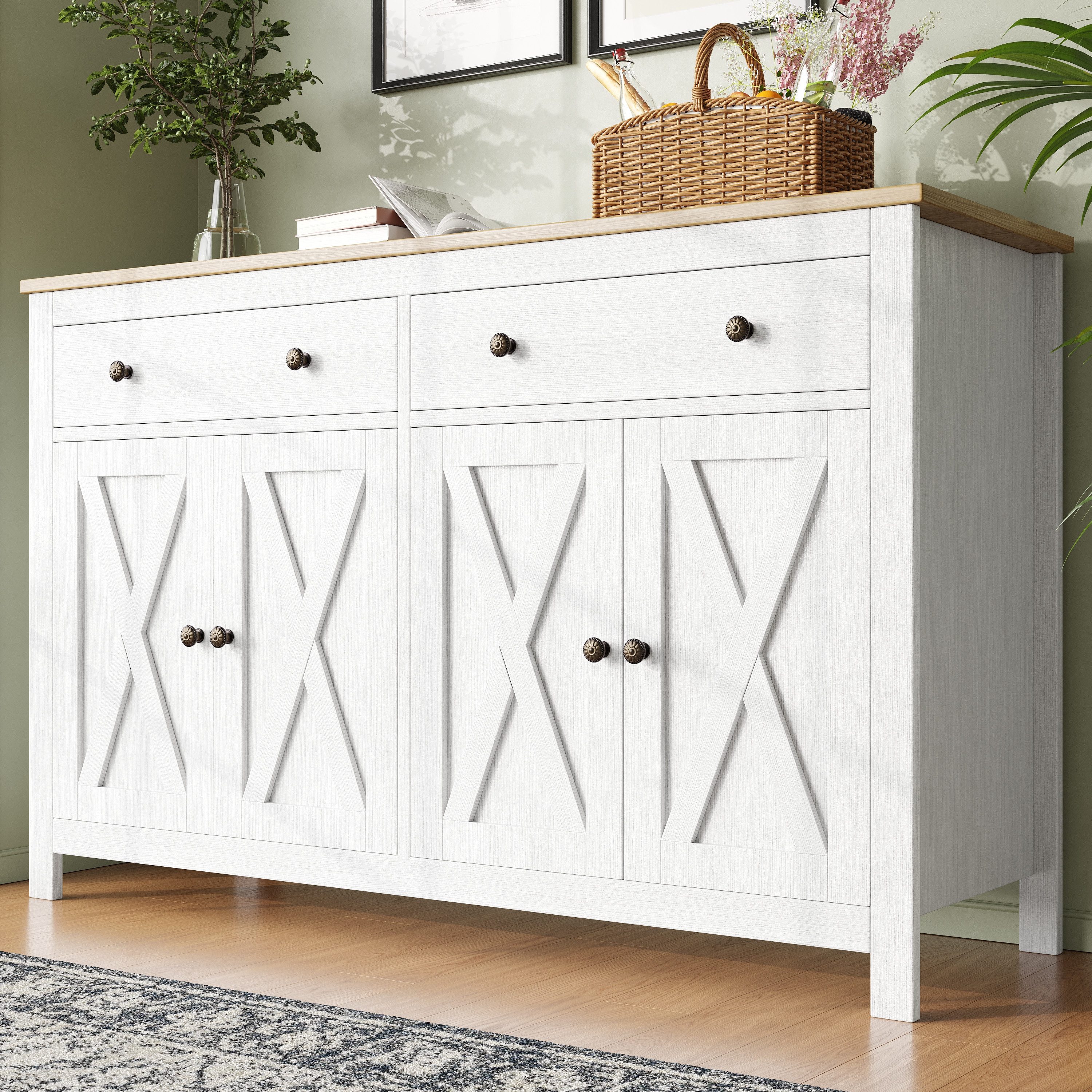 Flieks Sideboard mit 2 Schubladen und günstig online kaufen