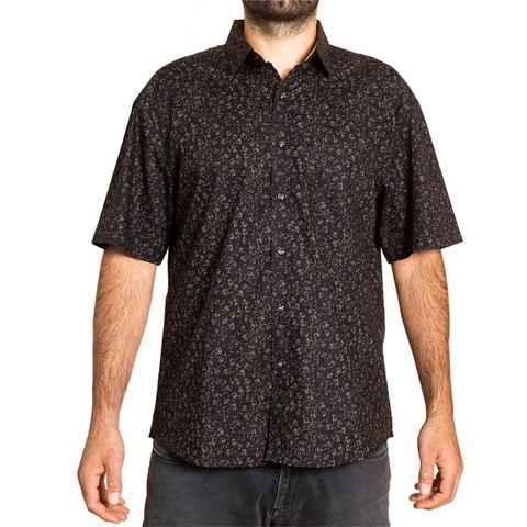 PANASIAM Hawaiihemd Herren Freizeithemd in tropisch buntem Design aus 100 % Baumwolle leichtes Kurzarmhemd für den Sommer bequem und luftig