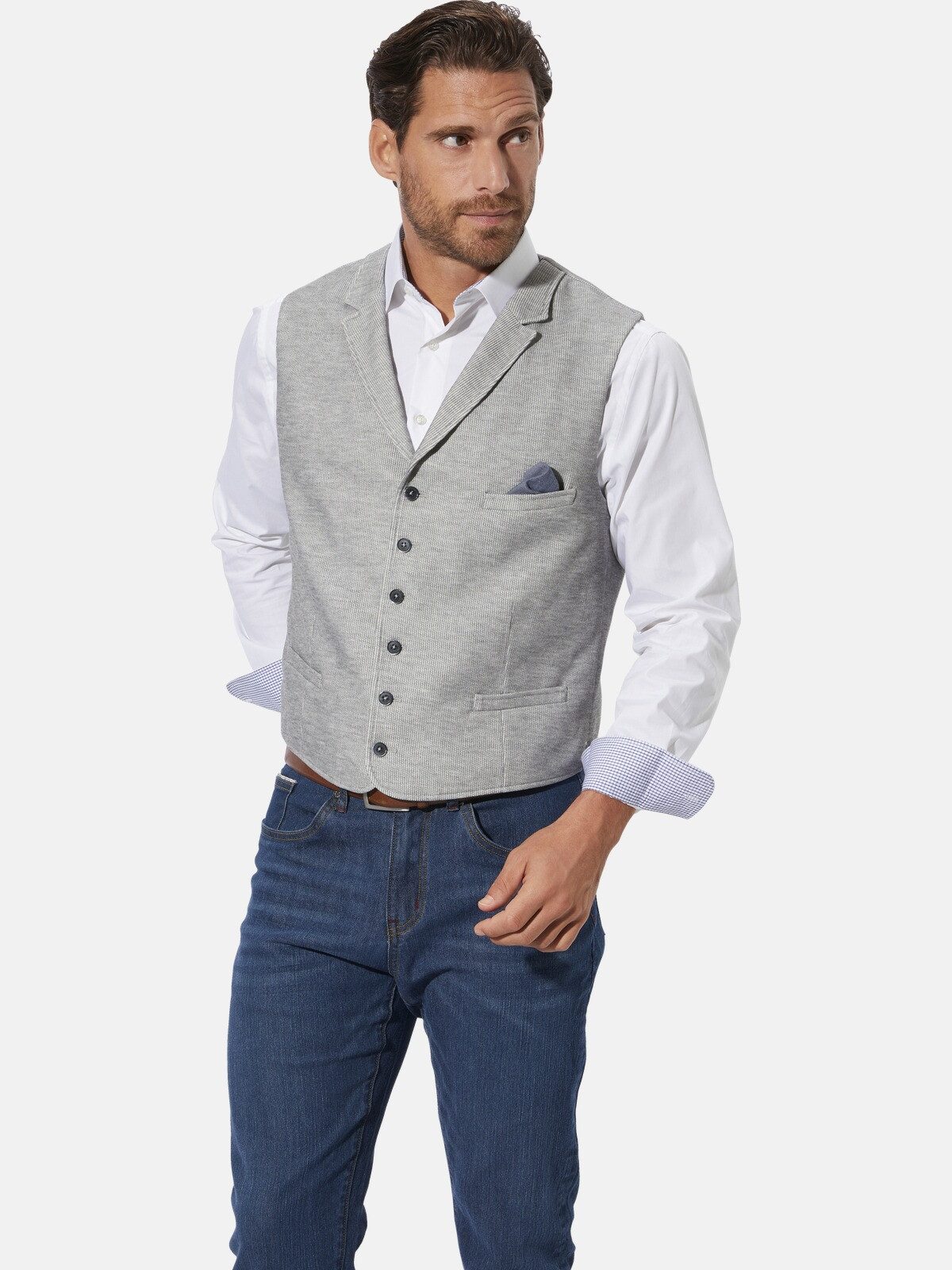 Babista Sweatweste VESPASIANO mit Einstecktuch günstig online kaufen