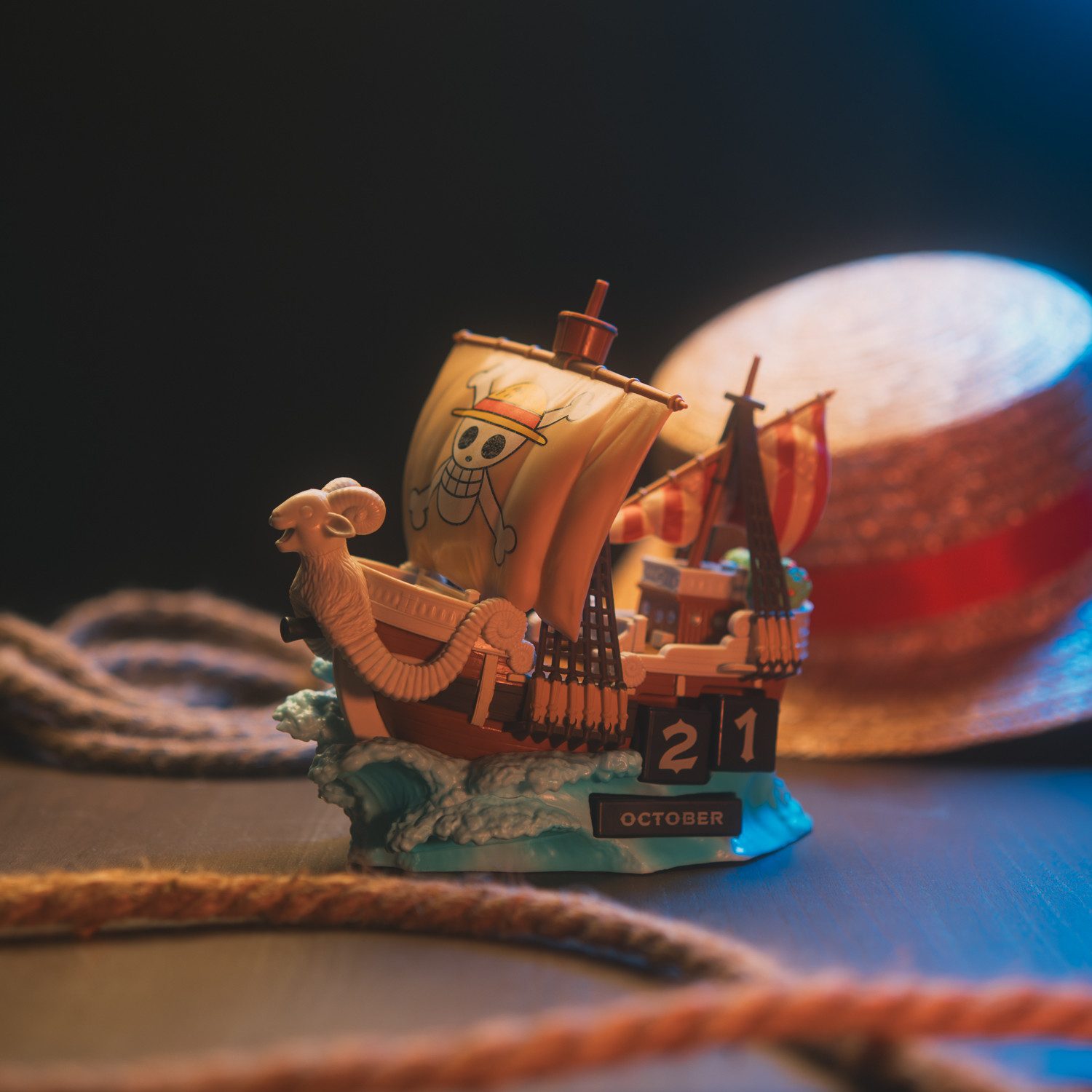Grupo Erik ewige Kalender One Piece 3D Going Merry Schiff Kalender, One Piece, 3D-Kalender