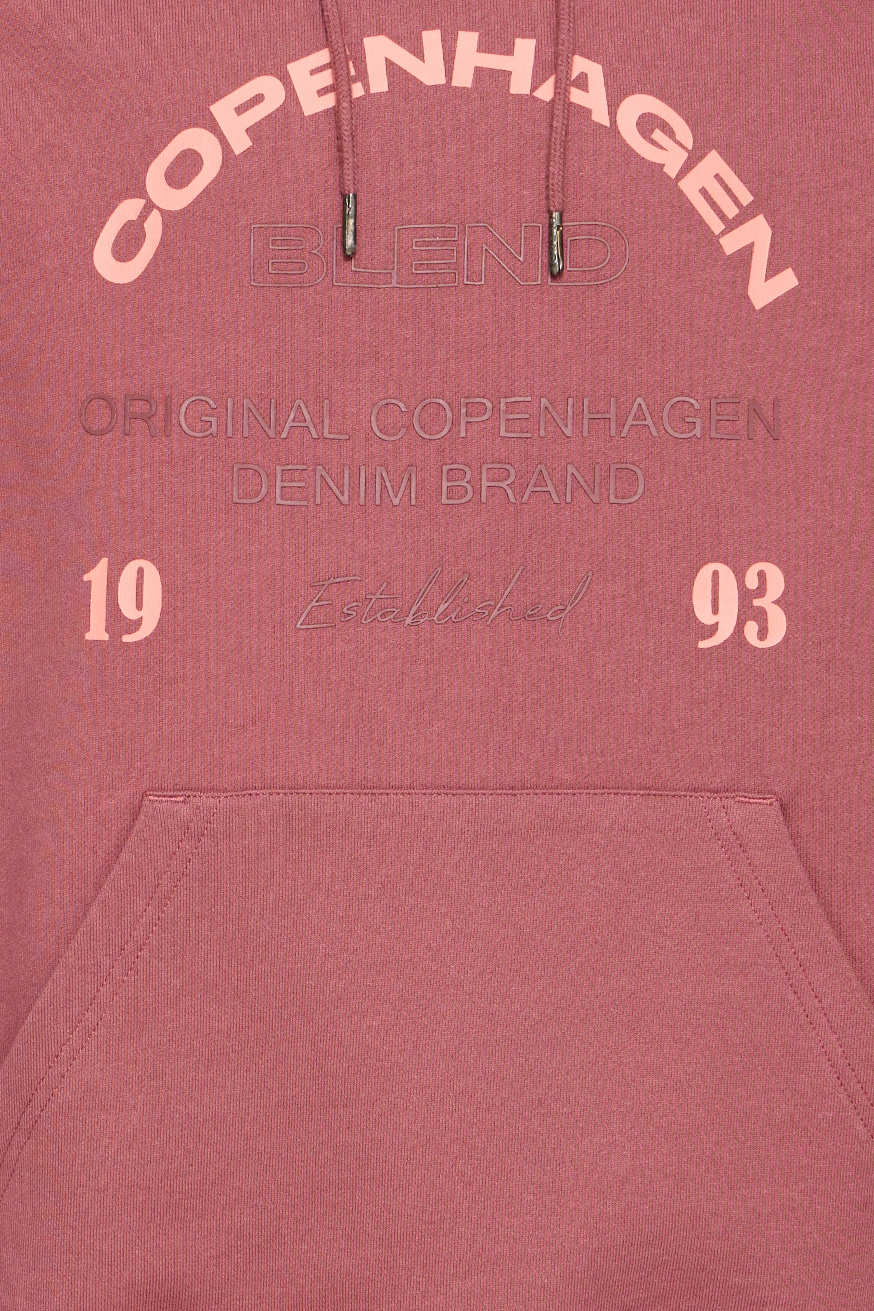 Blend Kapuzensweatshirt BHKAREL BB LOGO HOODED SWEAT in großen Größen