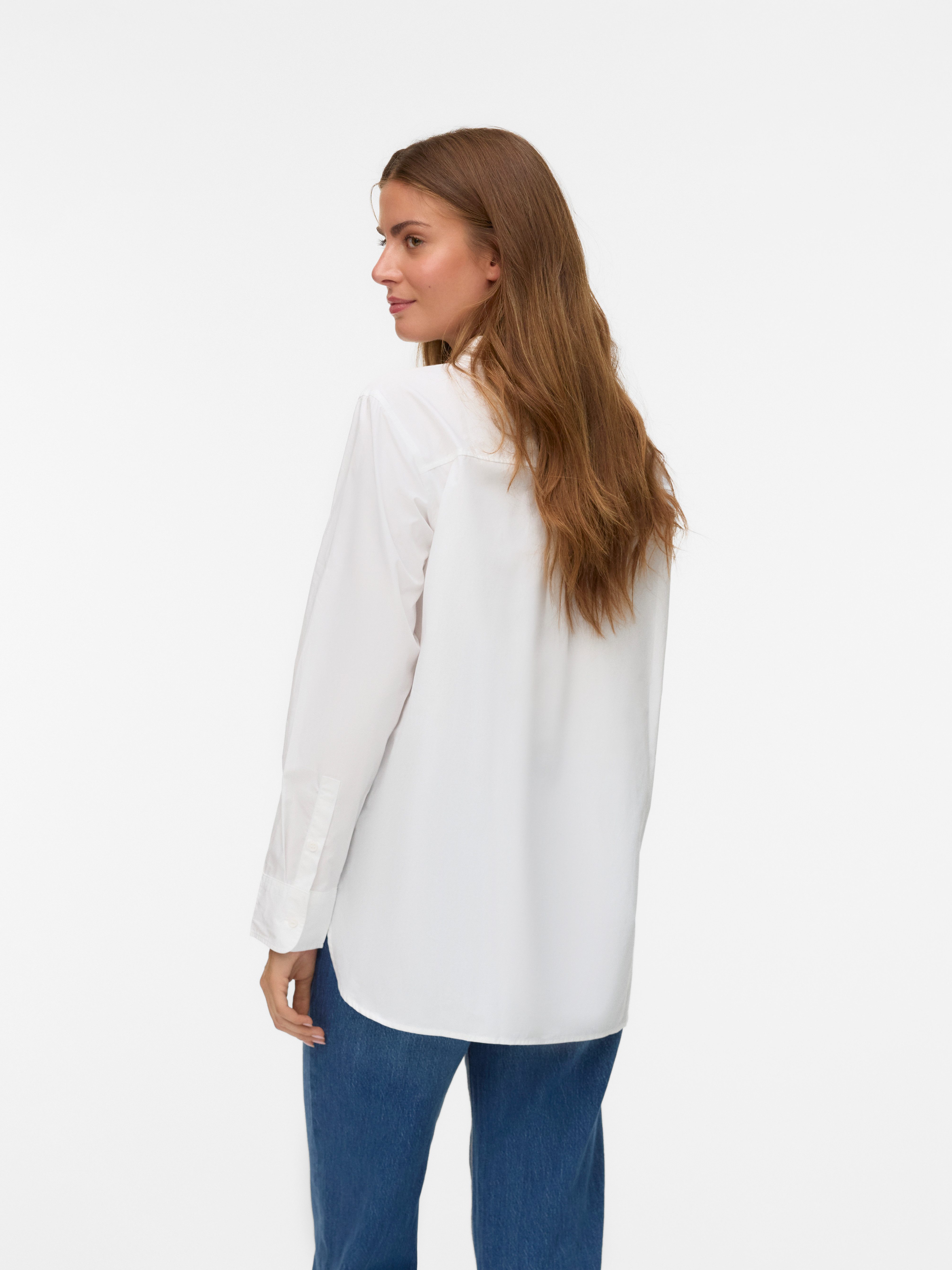 Vero Moda Hemdbluse VMELINA LS SHIRT WVN NOOS günstig online kaufen