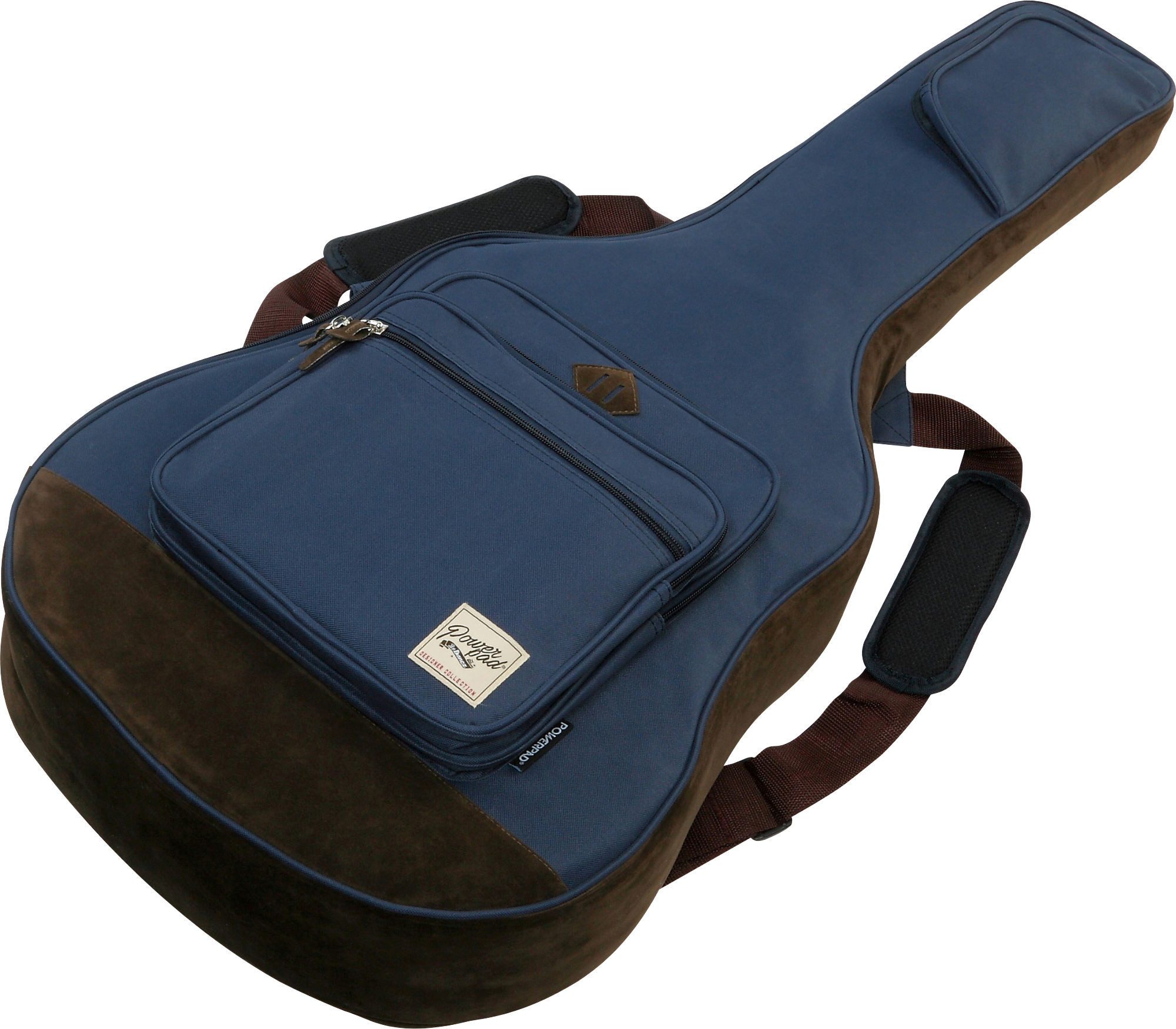 Ibanez Gitarrentasche IAB541-NB Powerpad Gigbag für Westerngitarre Navy Blue, gepolsterter Boden & Seitenwände in Wildleder-Optik