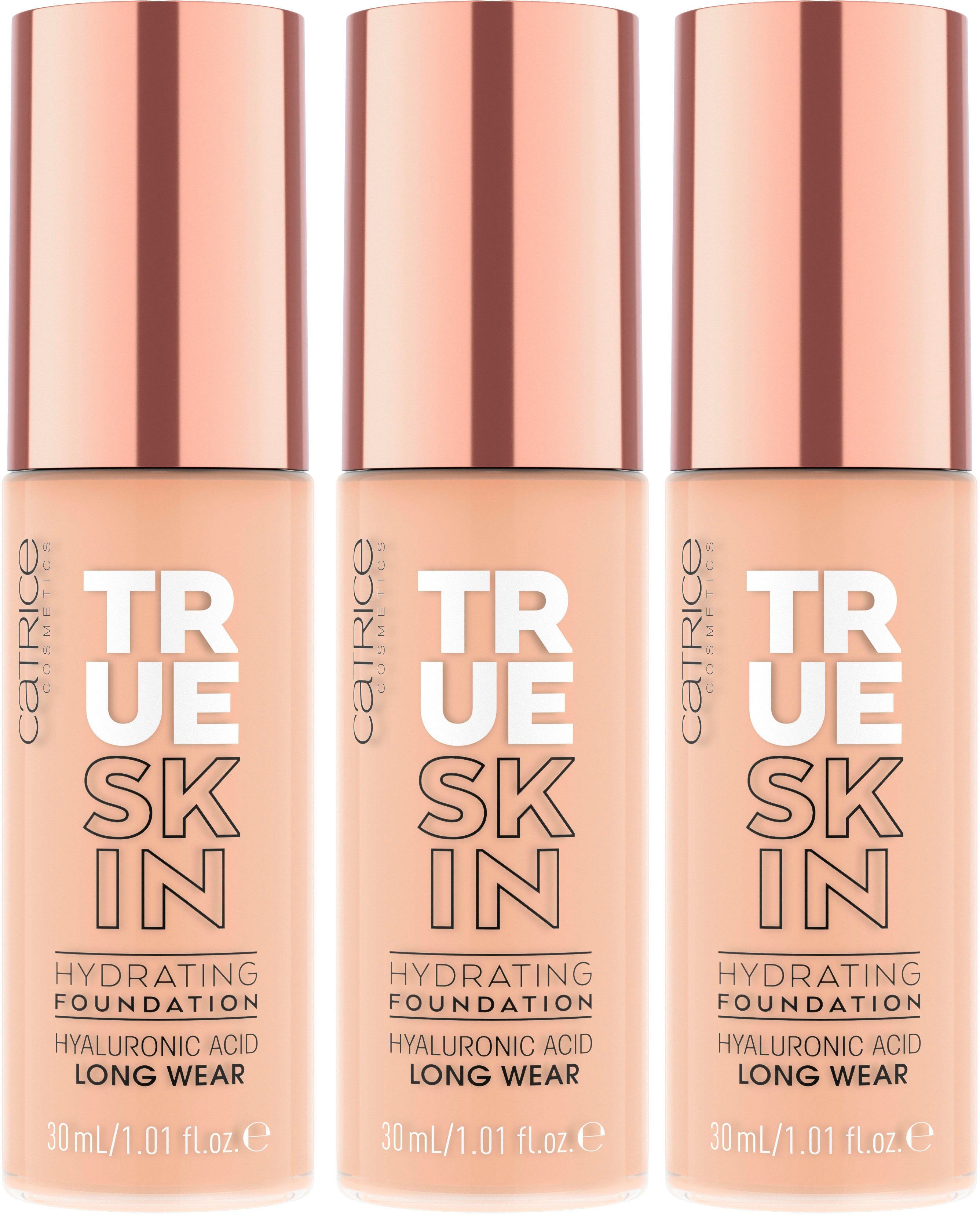 Catrice Make-up True Skin Neutral Porcelain 3-tlg. Hydrating Foundation