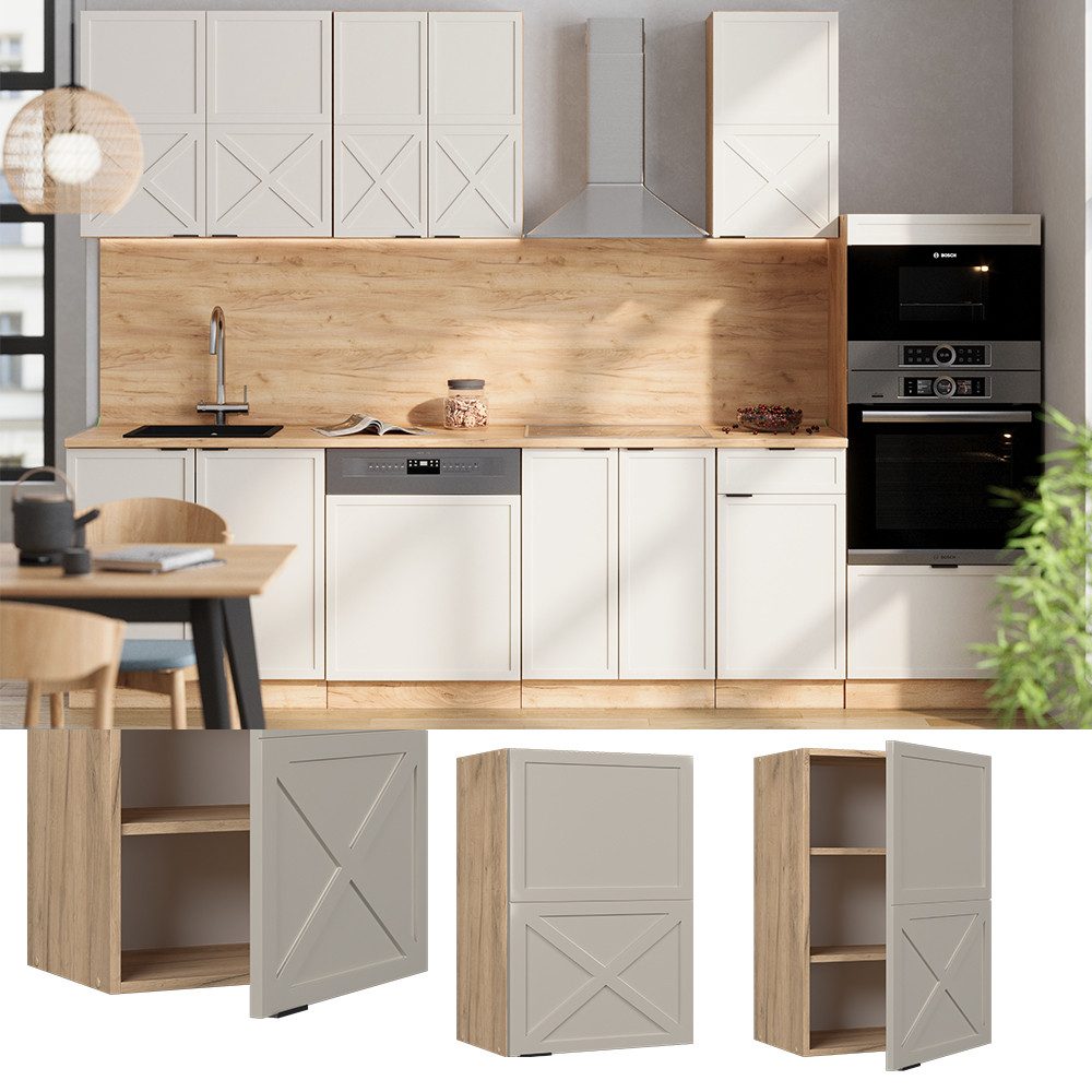 Vicco Hängeschrank Fame-Line, GrauBeige/Goldkraft Eiche, 50 günstig online kaufen