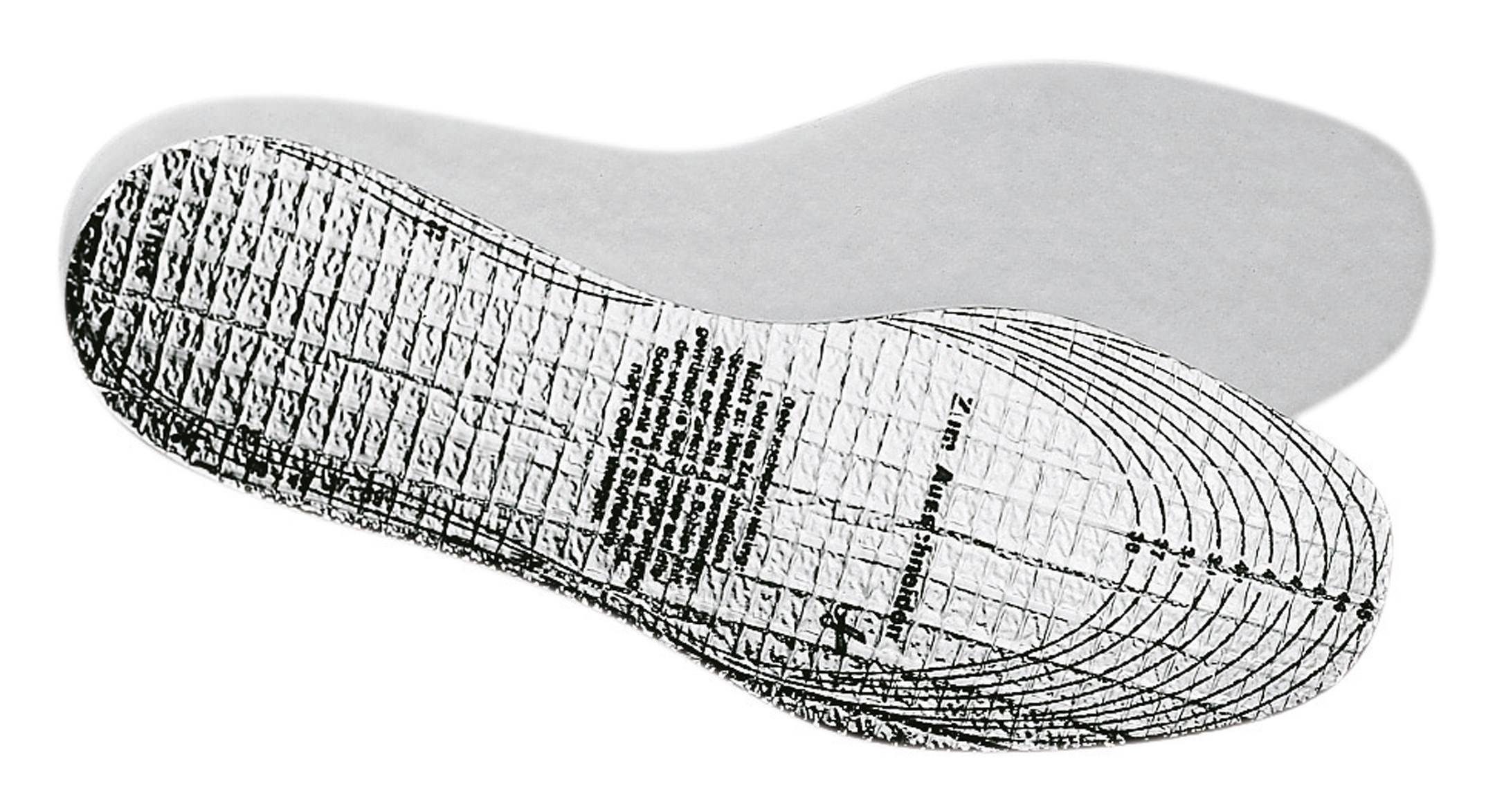 fortis Einlegesohlen, Aluthermsohle zum Ausschneiden Größe 36 - 46