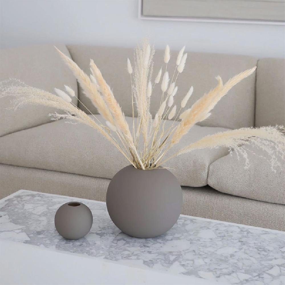 Stiele), (6-8 Gras Weiß Künstliche Pampas getrocknetes Design Cooee Zimmerpflanze