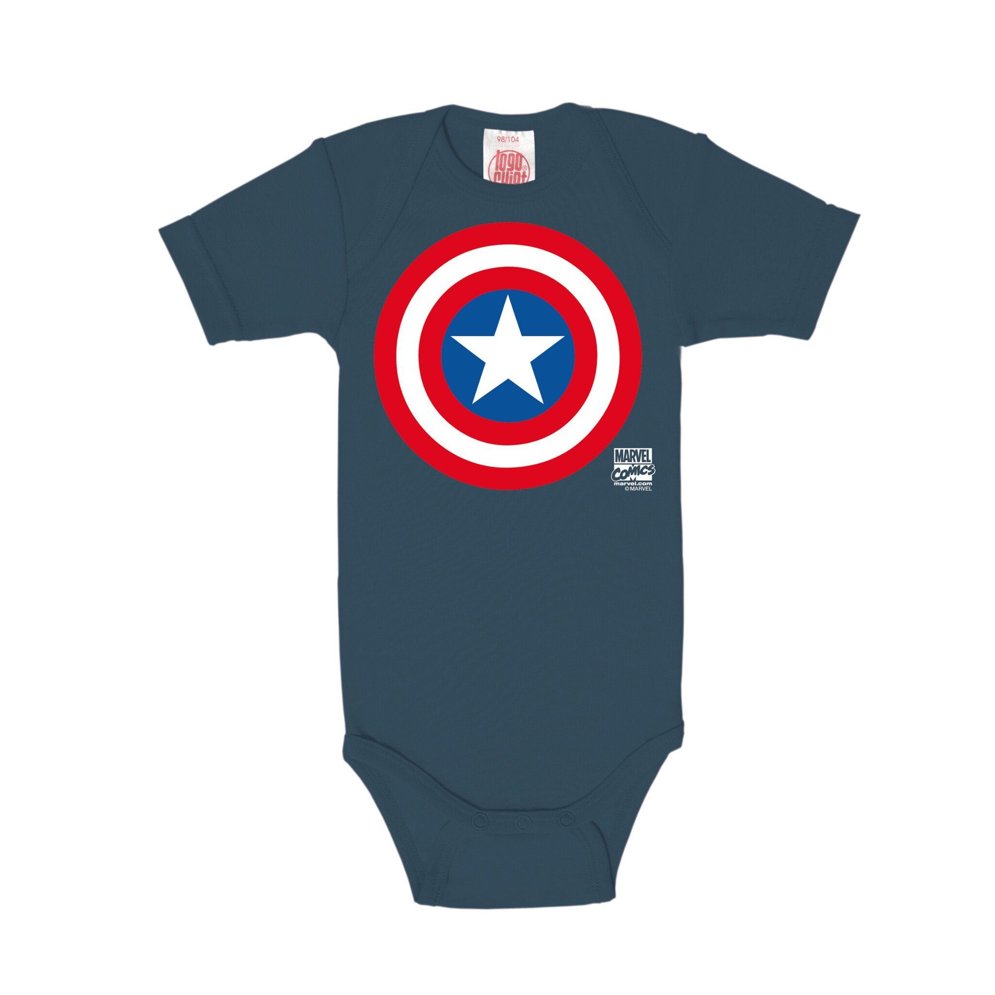 LOGOSHIRT Body Logoshirt Baby Body America Captain