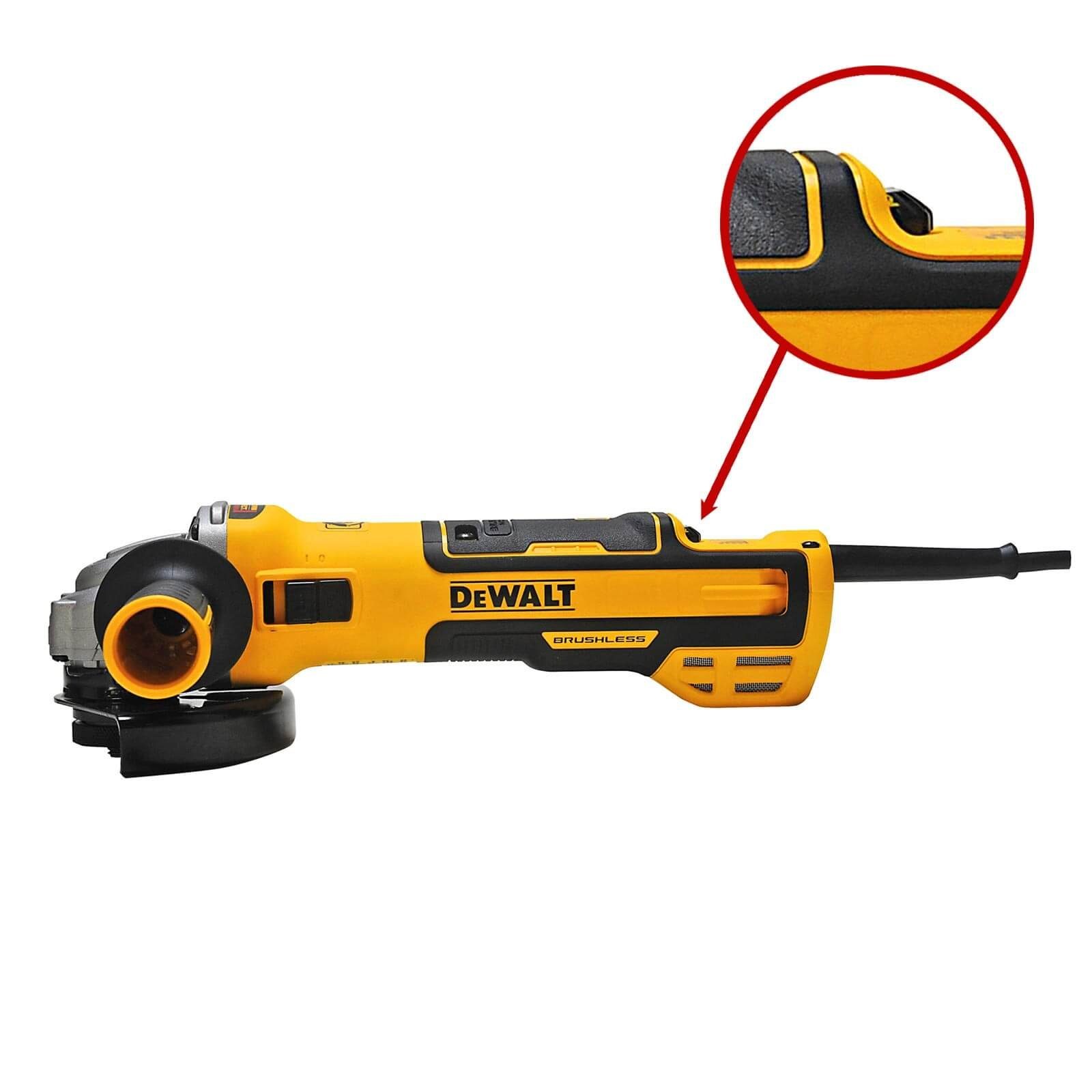 DeWalt Akku-Winkelschleifer DeWALT Winkelschleifer DWE4369-QS 125mm 1700W  INOX - Trennschleifer, max. 8000 U/min, Perform & Protect: Elektronische  Bremse stoppt die Scheibe in Sekundenschnelle ( | Schwingschleifer