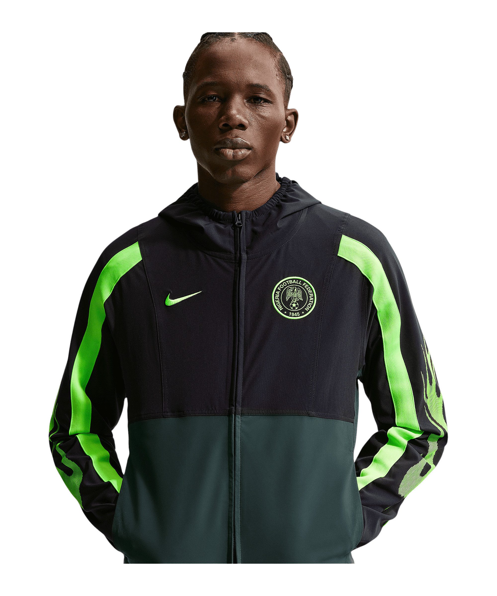 Nike Sweatjacke Nike Performance NFF Nigeria Trainingsjacke Polyester