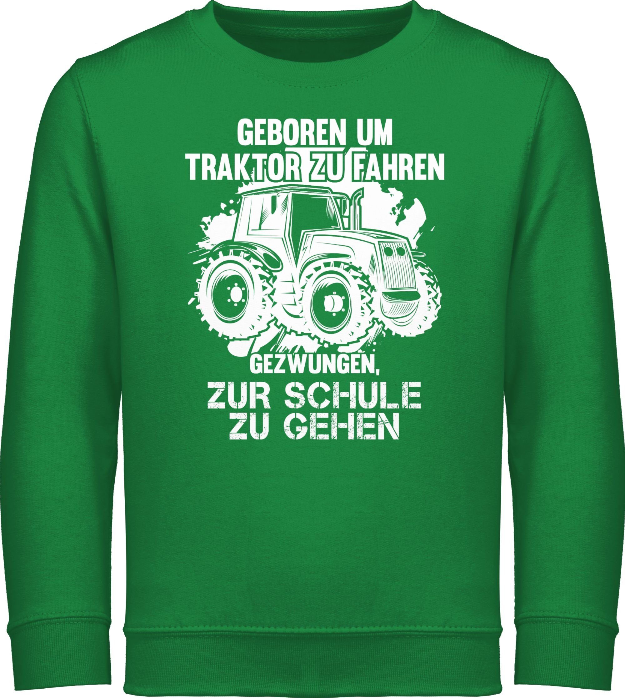 Sweatshirt Geboren um Traktor zu fahren