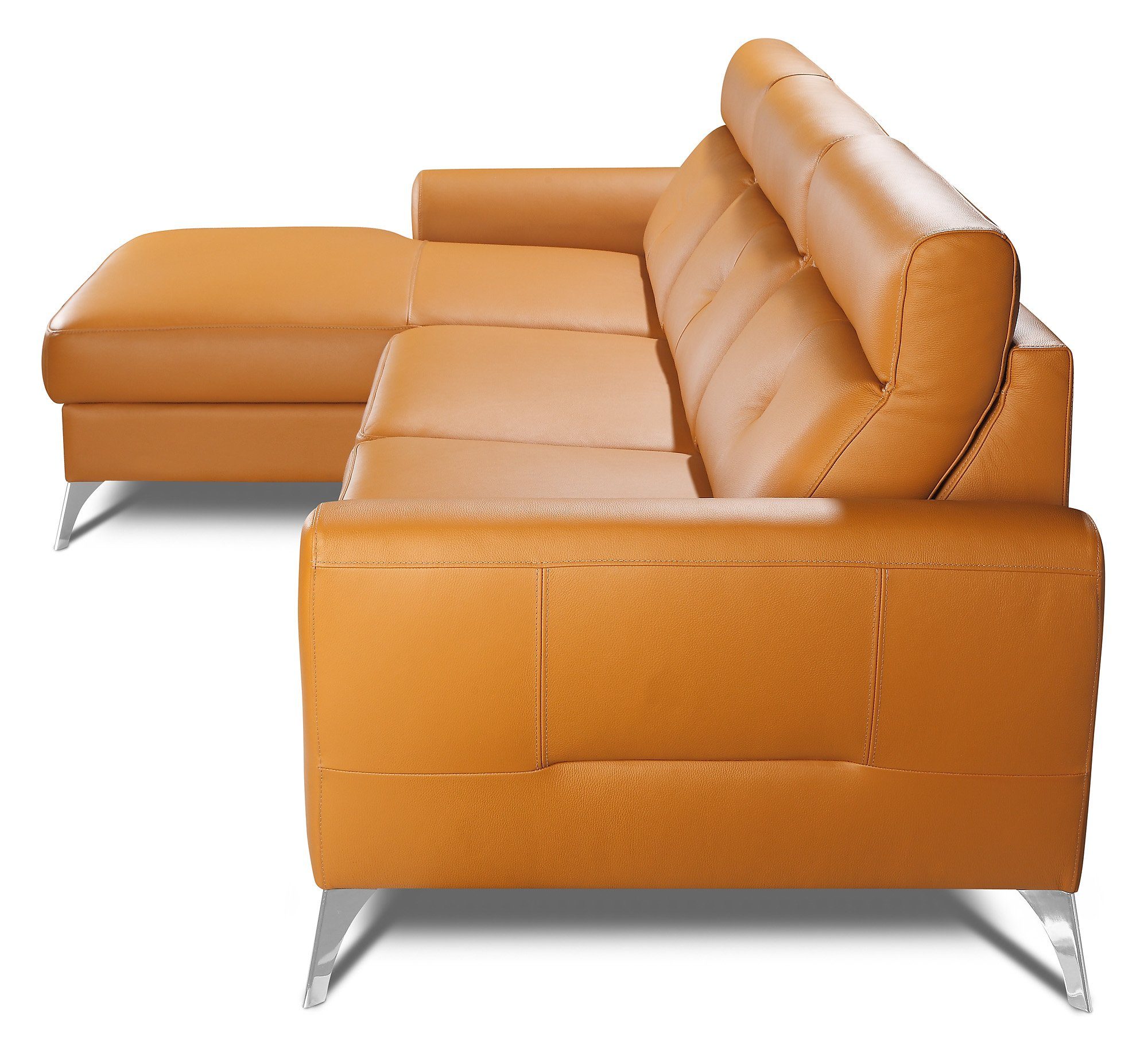 Eck Garnitur Sofa Couch Sitz Polster Leder JVmoebel Wohnlandschaft Design Ecksofa,