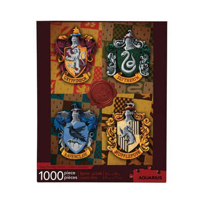 Aquarius Puzzle Harry Potter Crests (Puzzle), 1000 Puzzleteile