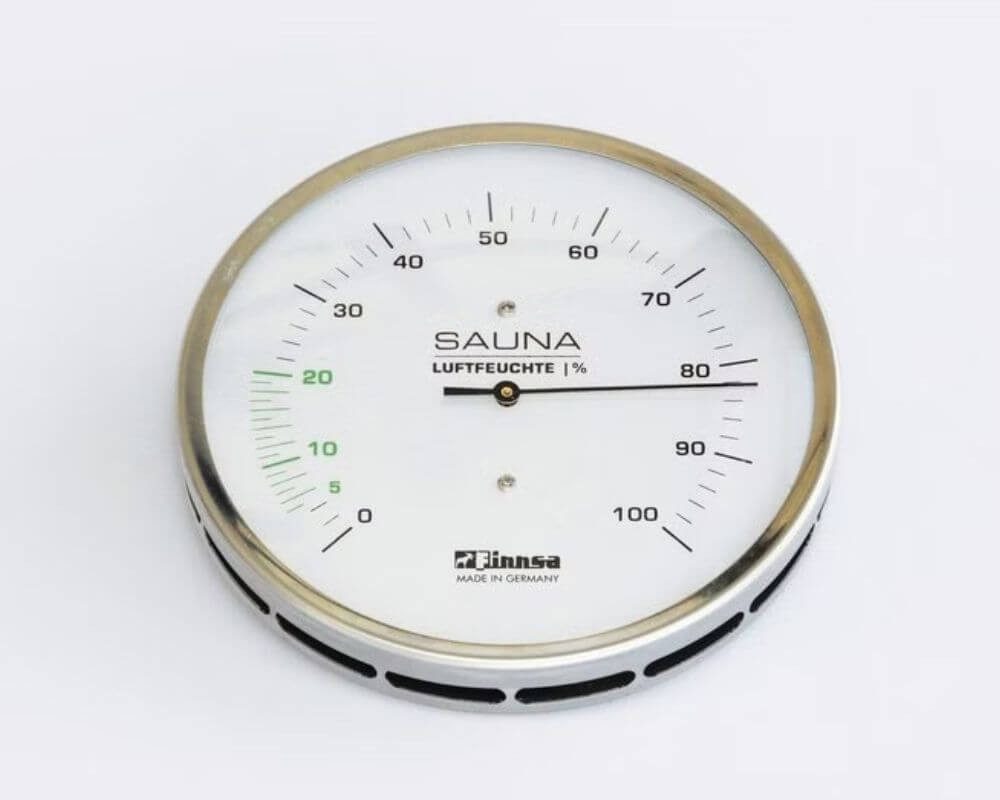 Finnsa® GmbH Hygrometer Sauna-Hygrometer 130 mm - mit Flansch