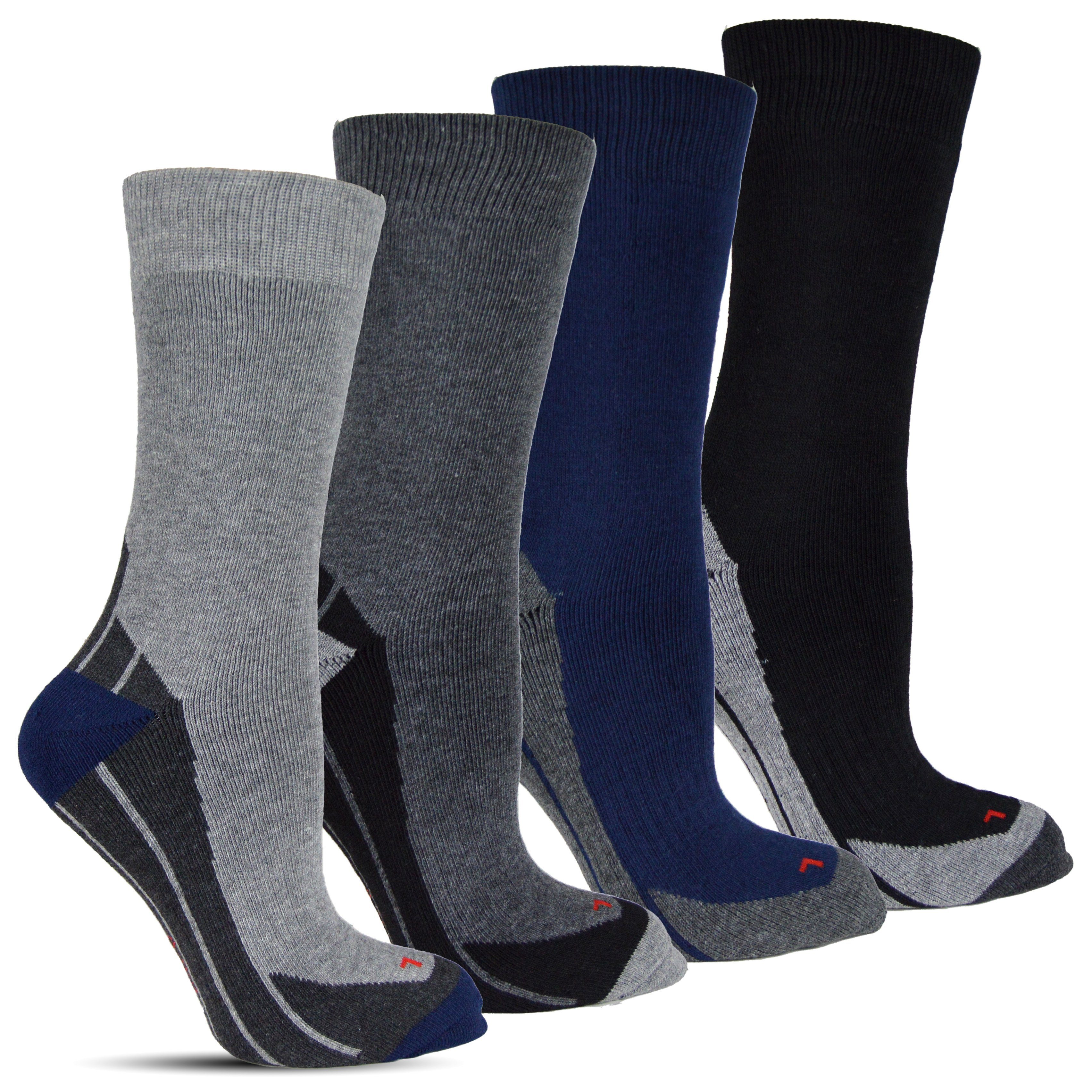 Frostfighter Thermosocken warme Paar) Innenfutter, Wintersocken Socken Innenfutter, dicke Vollfrottee (6 Anitipilling Herren