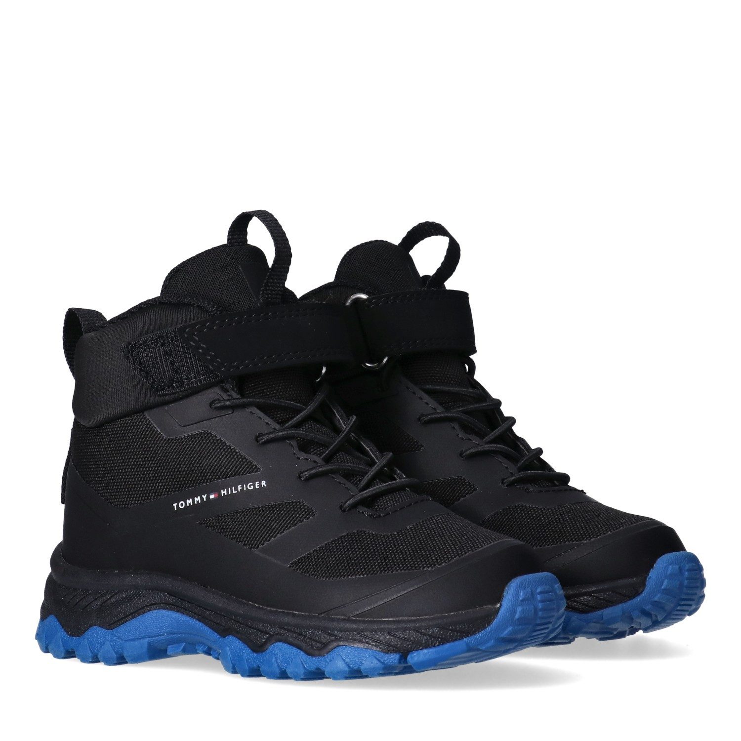 Tommy Hilfiger Winterboots Trekkingschuh, Schnürboots mit Klettriegel