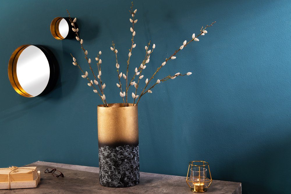 riess-ambiente Dekovase ABSTRACT 30cm gold (Einzelartikel, 1 St), Wohnzimme günstig online kaufen