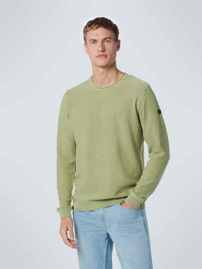 NO EXCESS Strickpullover »Pullover Crewneck Garment Dyed + St«