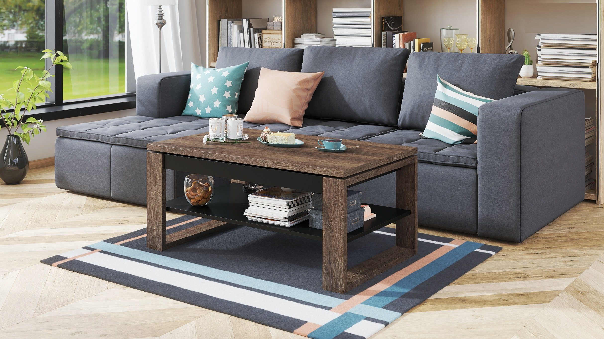 designimpex Couchtisch Design Multifunktionstisch Nuo Arbeitstisch günstig online kaufen