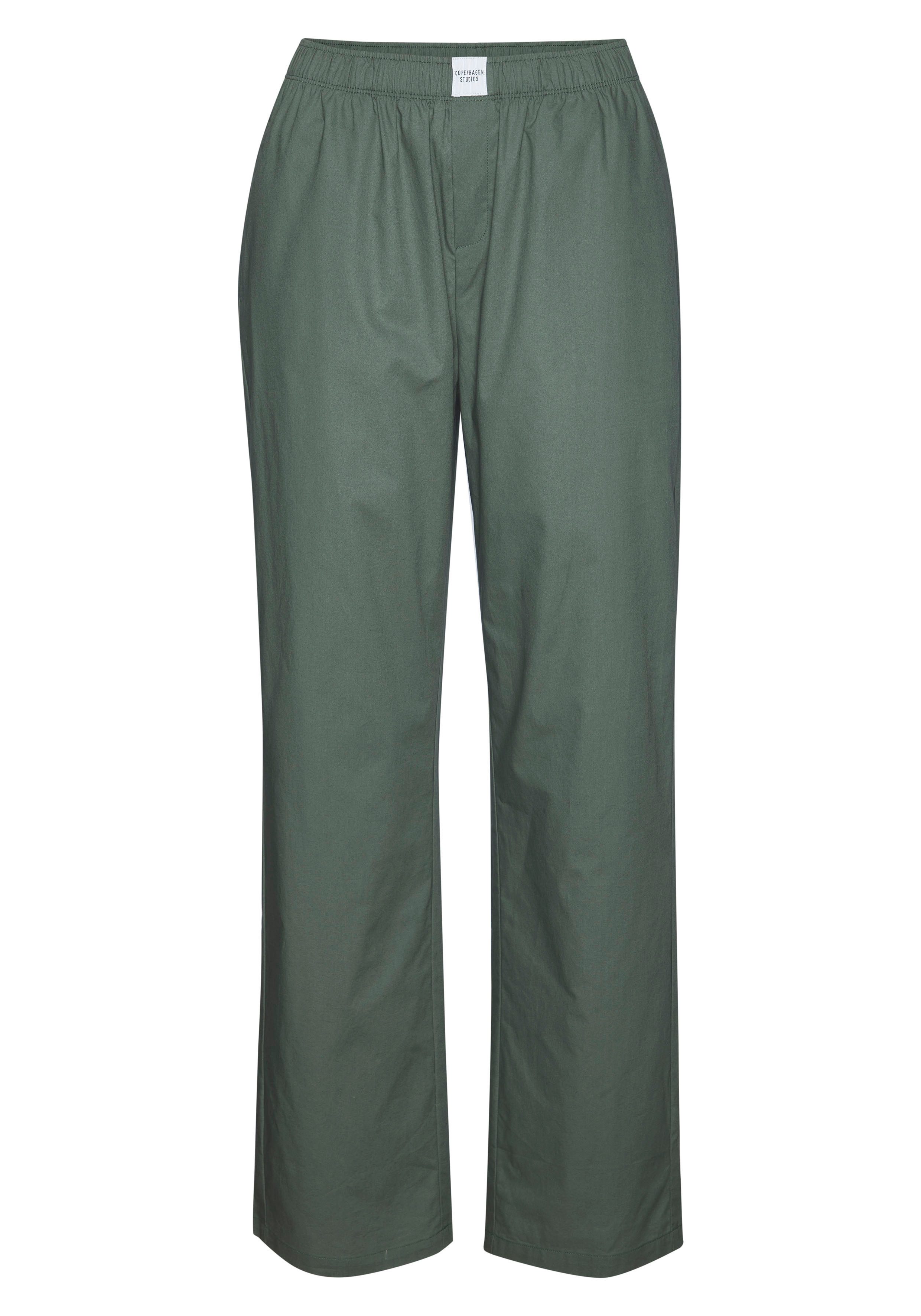 Copenhagen Studios Pyjamahose Leichte Webware aus Baumwolle günstig online kaufen