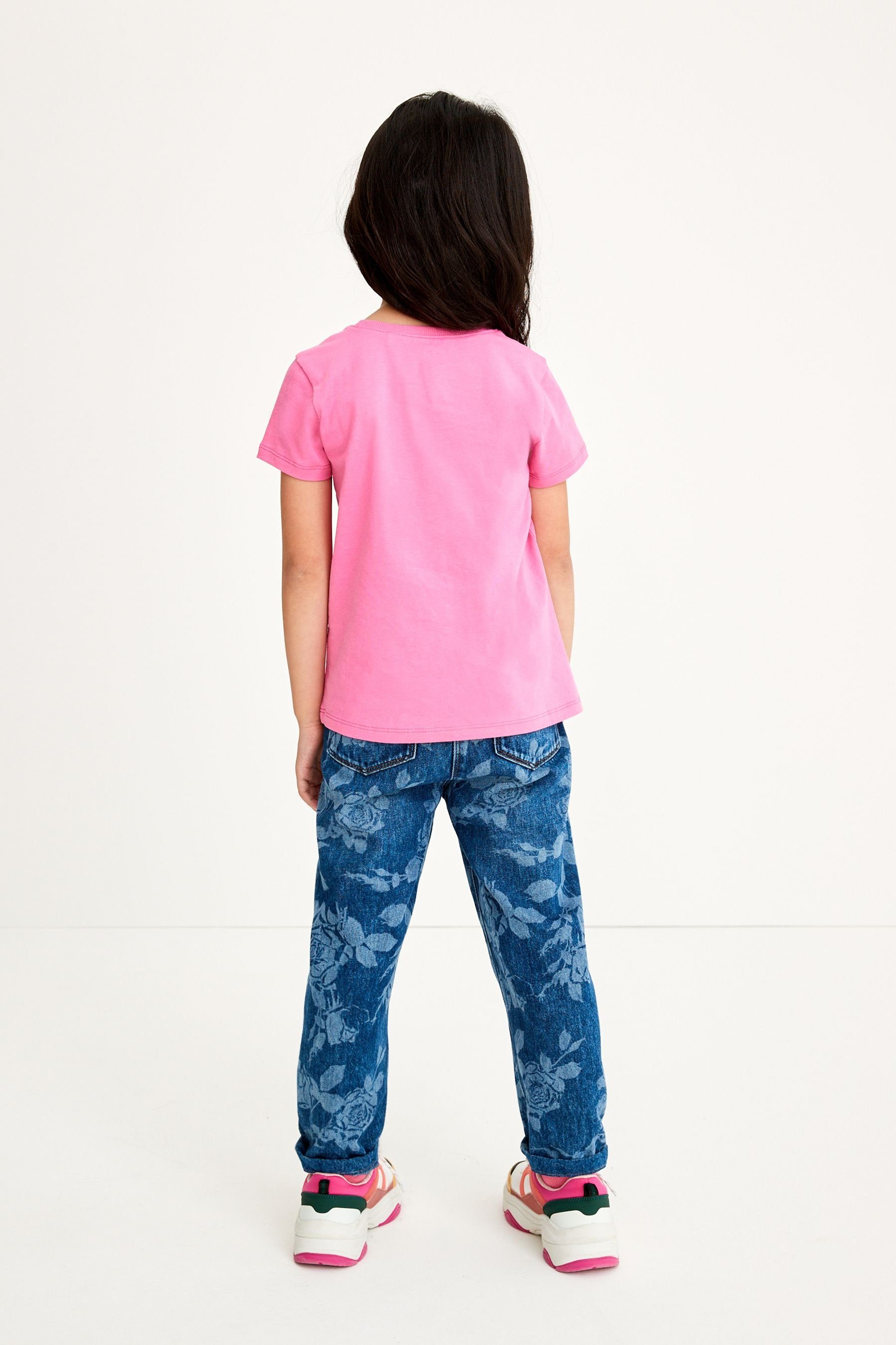 Pink/Pink T-Shirt reiner (1-tlg) Regular Fit aus Next T-Shirt