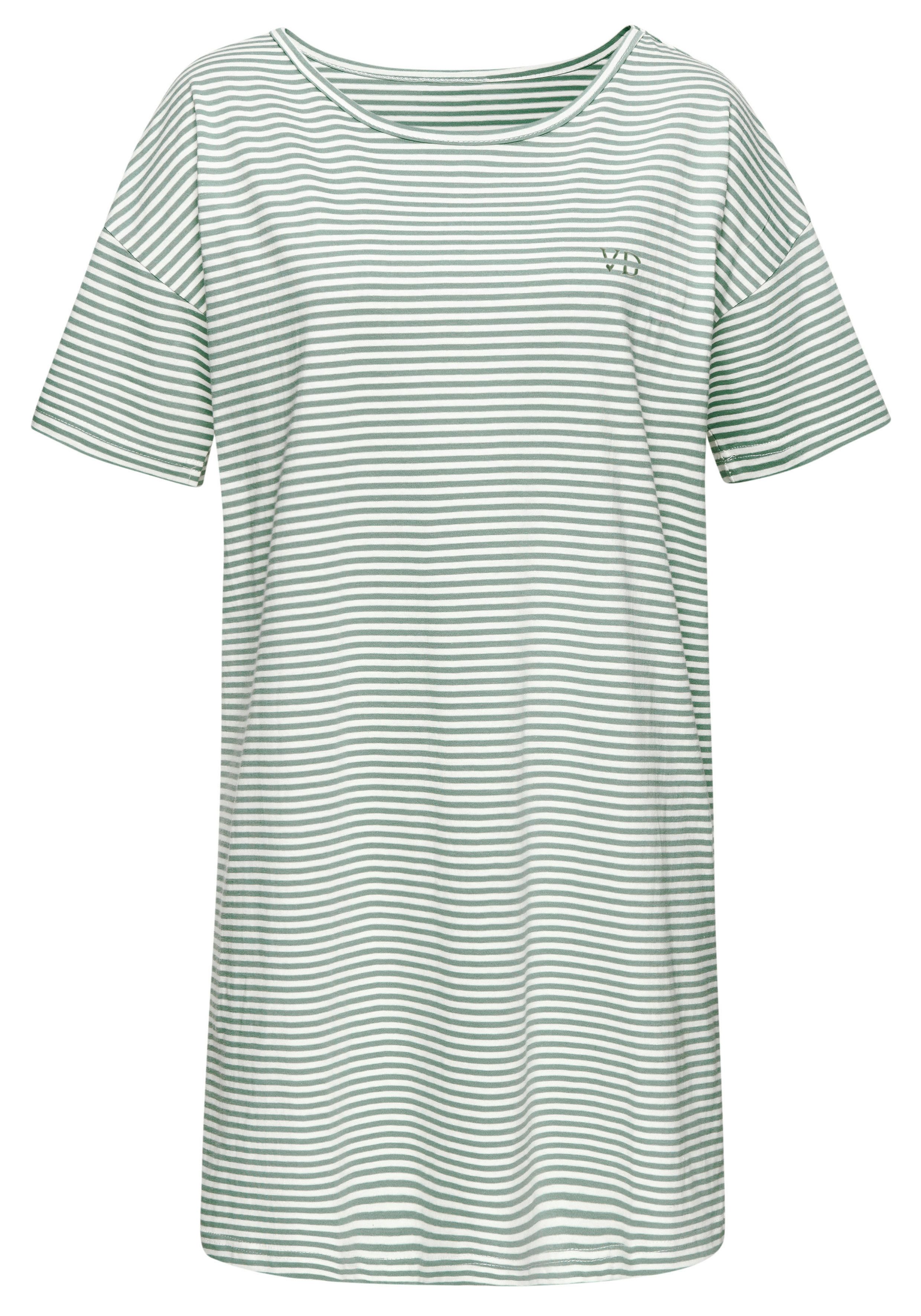 Vivance Dreams Nachthemd (1-tlg) mit feinen garngefärbten Streifen. € 19,99