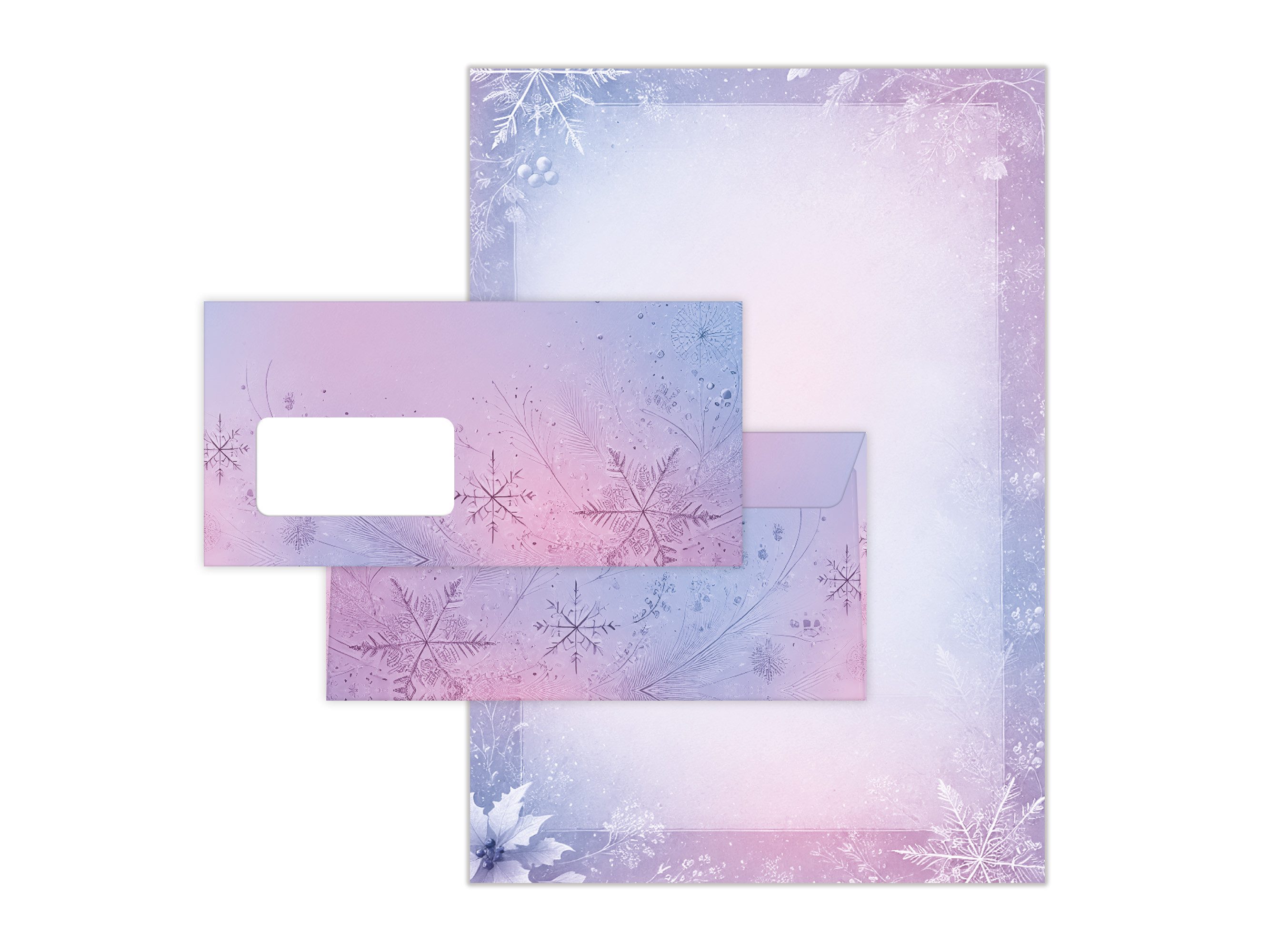 LIMONIA Канцтовари Weihnachten Канцтовари Set A4 Briefbögen mit Umschlägen Geschenk Idee, Briefbogen Set Weihnachtsbriefpost Weihnachtsbriefpapier Vintage