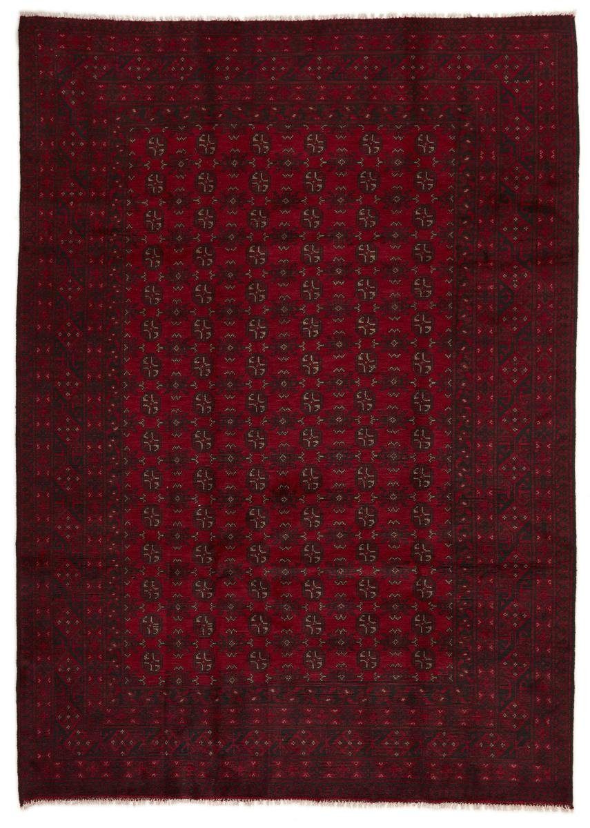 Orientteppich Afghan Akhche 203x287 Handgeknüpfter Orientteppich, Nain Trading, rechteckig, Höhe: 6 mm