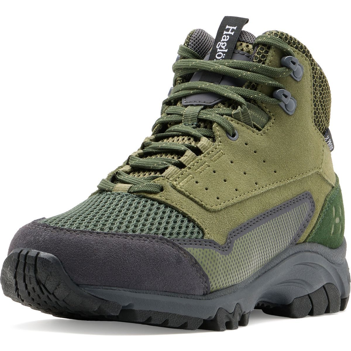 Haglöfs Rosson Proof Mid Women Hikingschuh Robuste, wasserdichte Damenschuhe mit exzellentem Komfort und