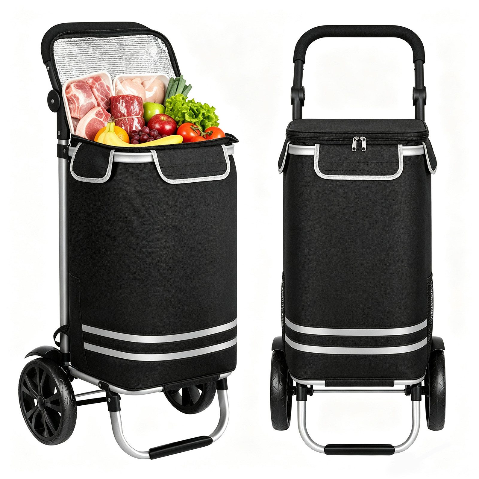 Oak&Tea Einkaufstrolley 3 in 1 Klappbarer