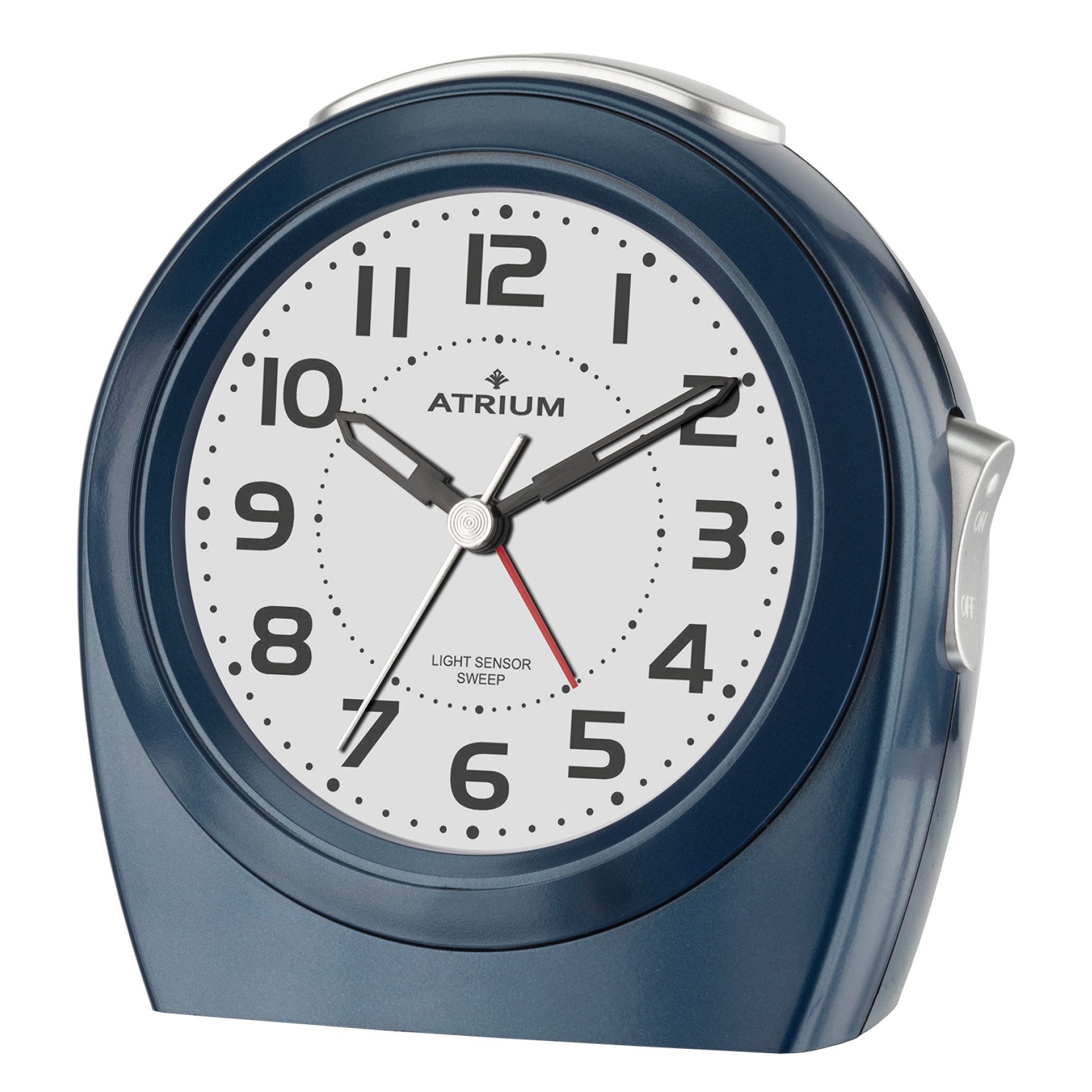 Atrium Quarzwecker A451 Analog Quarz ohne Ticken Licht Nachtbeleuchtung Snooze Senioren