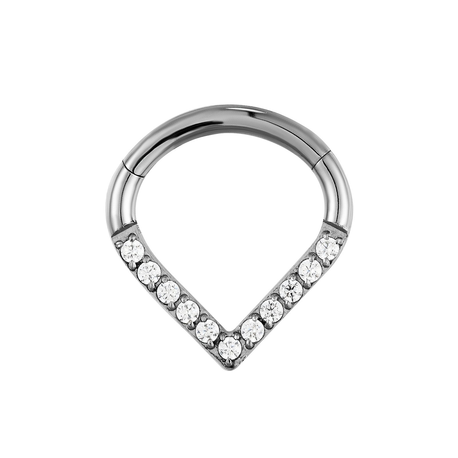 Karisma Schmuck Nasenpiercing Titan Hinged Nasenring Segmentring Charnier/C günstig online kaufen