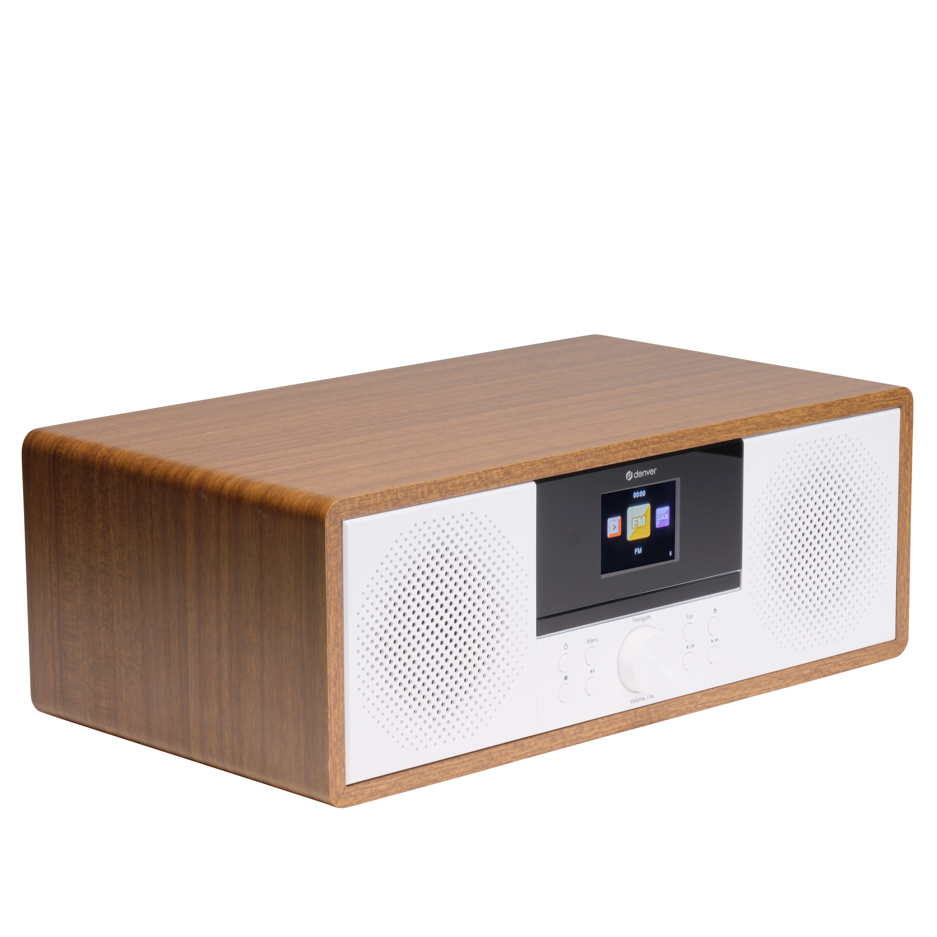 Denver MIR-270DW Stereoanlage (DAB+, FM, 20 W, mit CD-Player und Bluetooth)