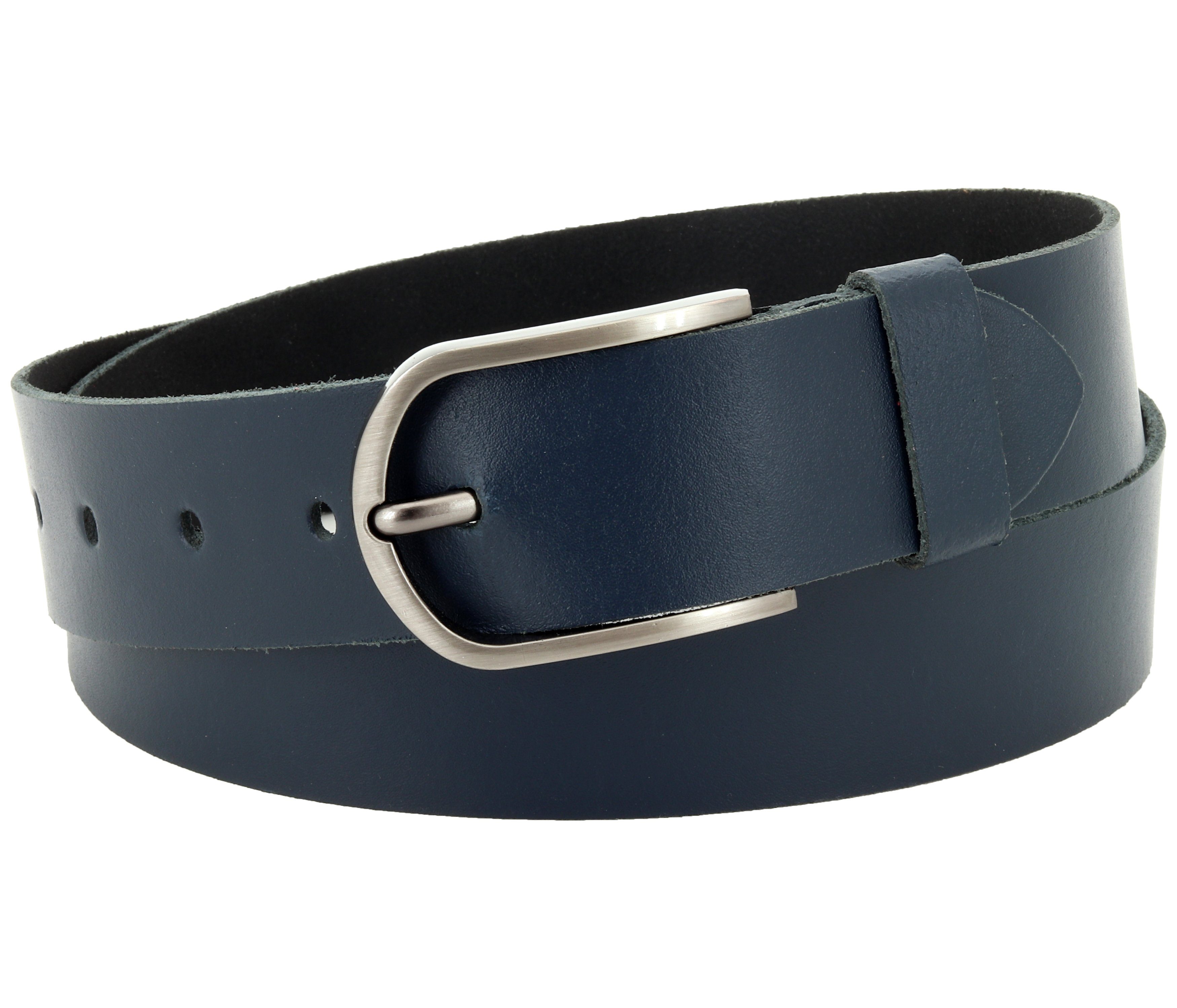COLOGNEBELT Ledergürtel OM527-SL-Dunkelblau MADE IN GERMANY, günstig online kaufen