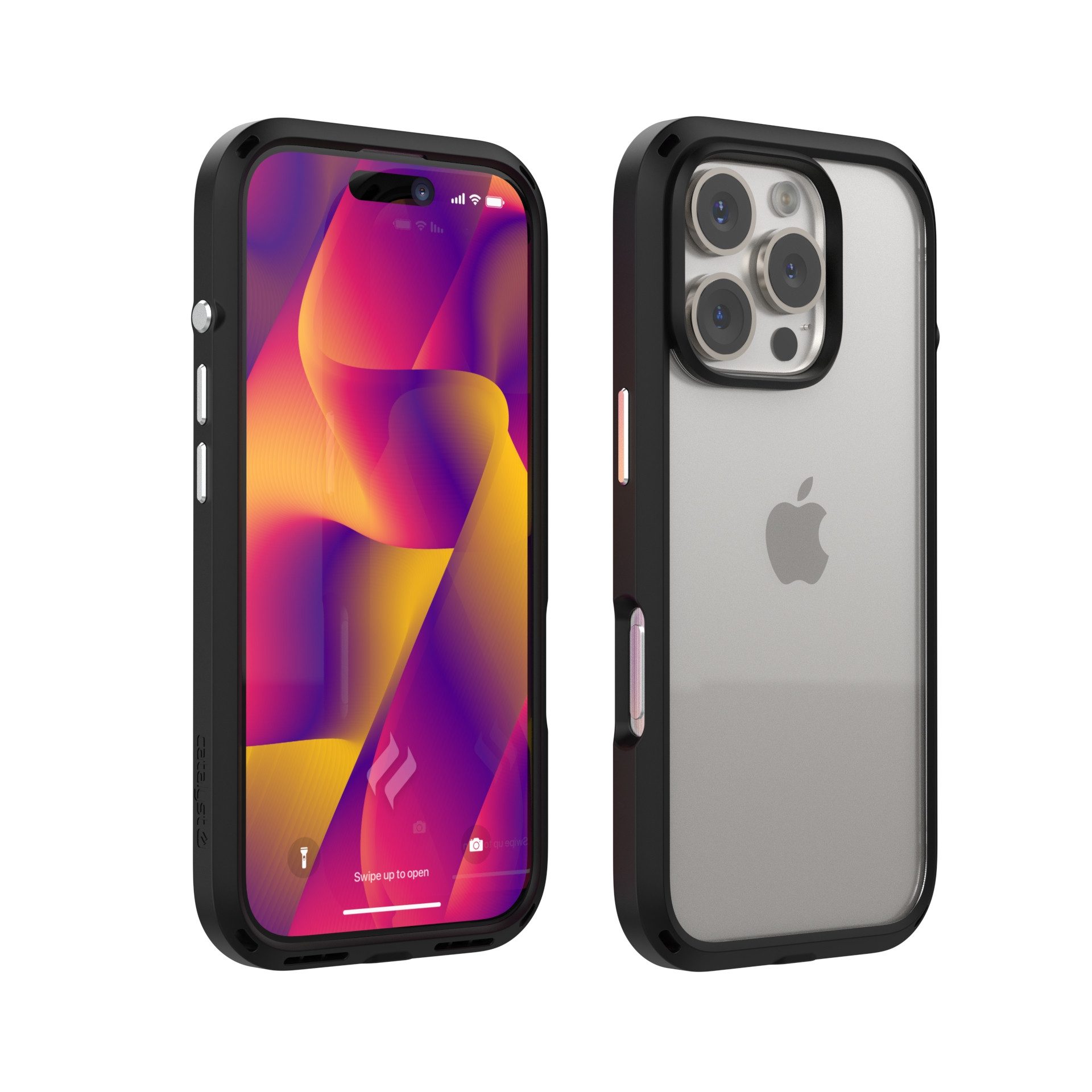 Catalyst Smartphone-Hülle Influence Case, für iPhone 16 Pro, Midnight Black
