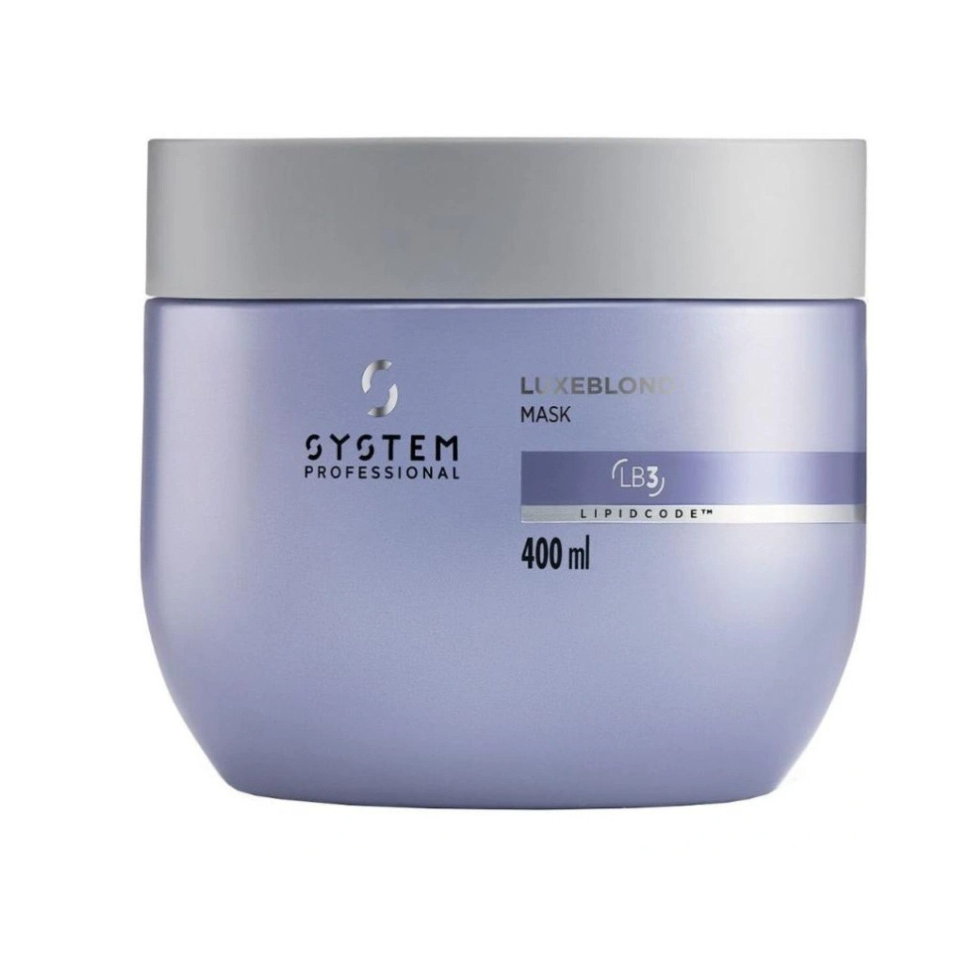 System Professional Haarkur System Professional LB3 LuxeBlond Anti-Gelbstich Haarmaske 400 ml, 1-tlg., Professionelle Salon Pflege