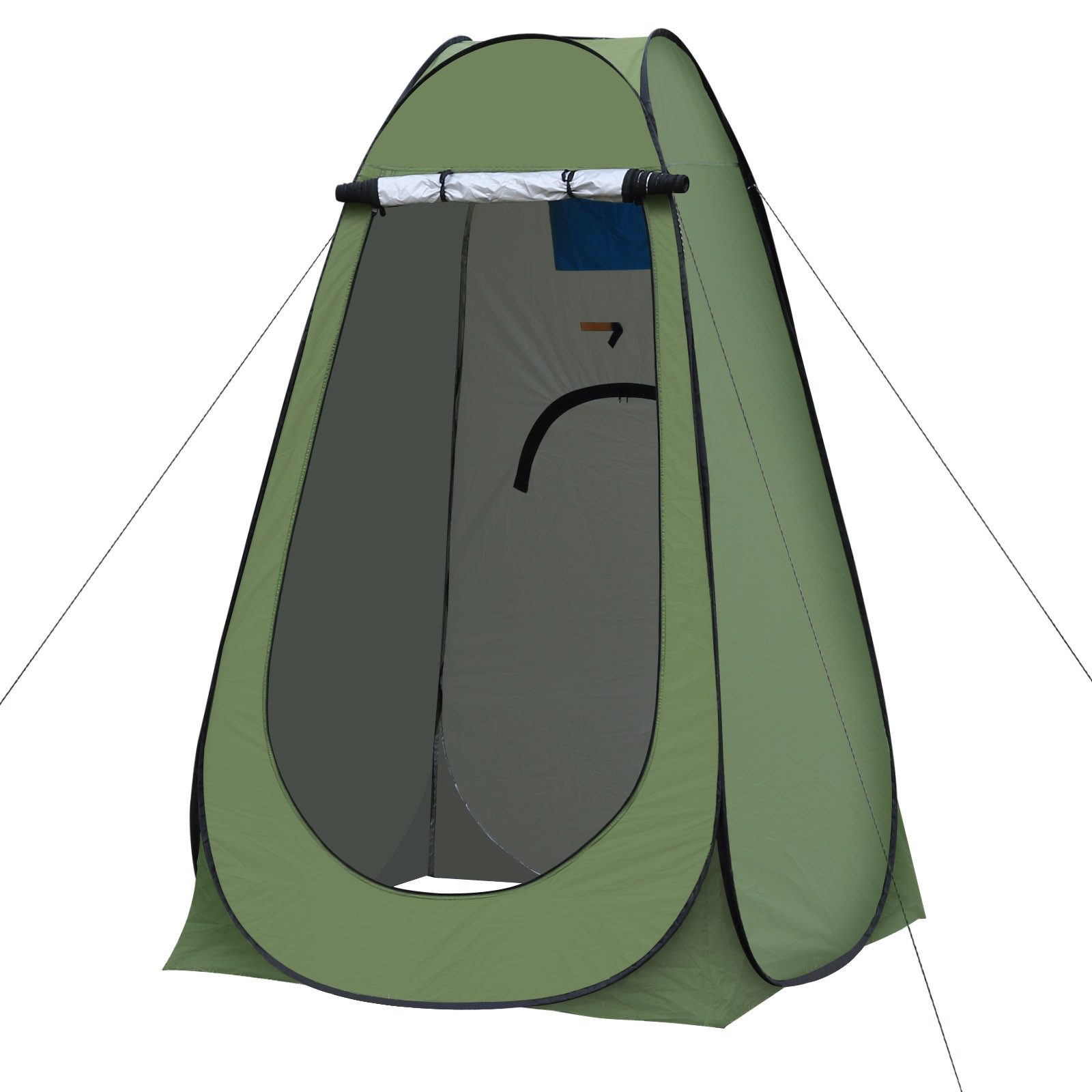 CLIPOP Faltzelt 150x150x190cm UV Schutz Faltzelt, Personen: 1, Pop-up Campingzelt Duschzelt mit Tragetasche