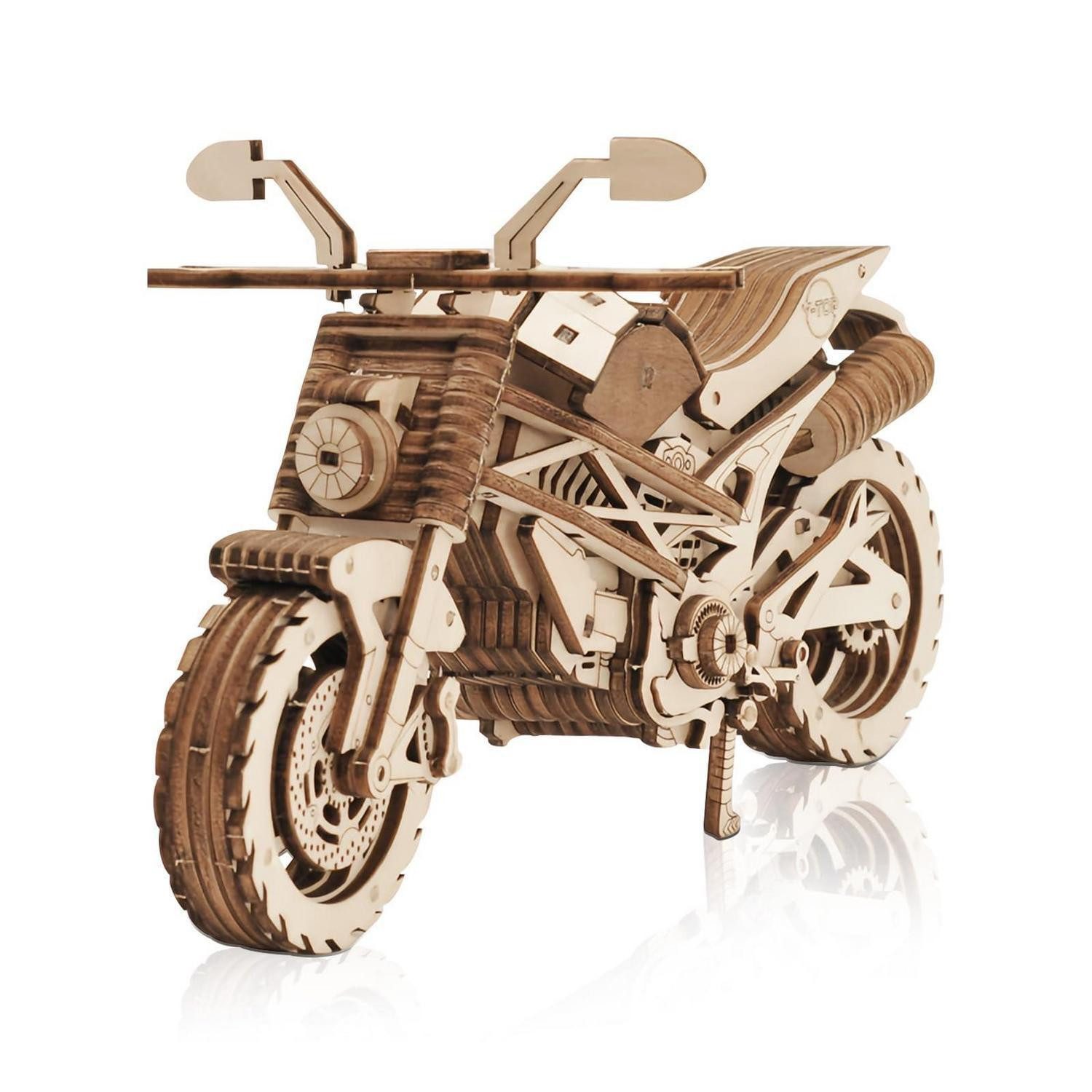 LuxusKollektion 3D-Puzzle 3D Puzzle Motorrad Holzbausatz, Puzzleteile