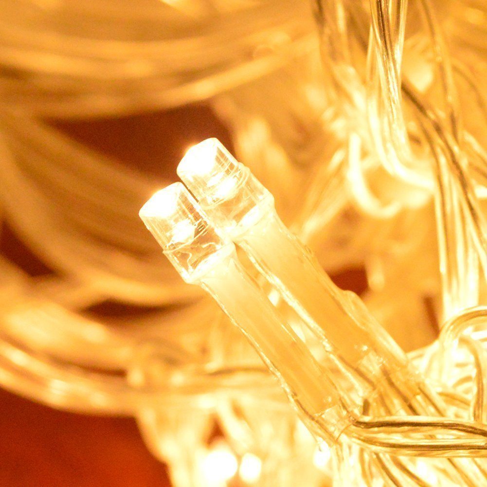 Warmweiß für Weihnachten Lichtervorhang Deko 880-flammig, Modi Lichtketten LED-Lichternetz Zimmer LED MUPOO Lichternetz,Lichterkette 8 Timer, mit mit Netz Stecker Fernbedienung