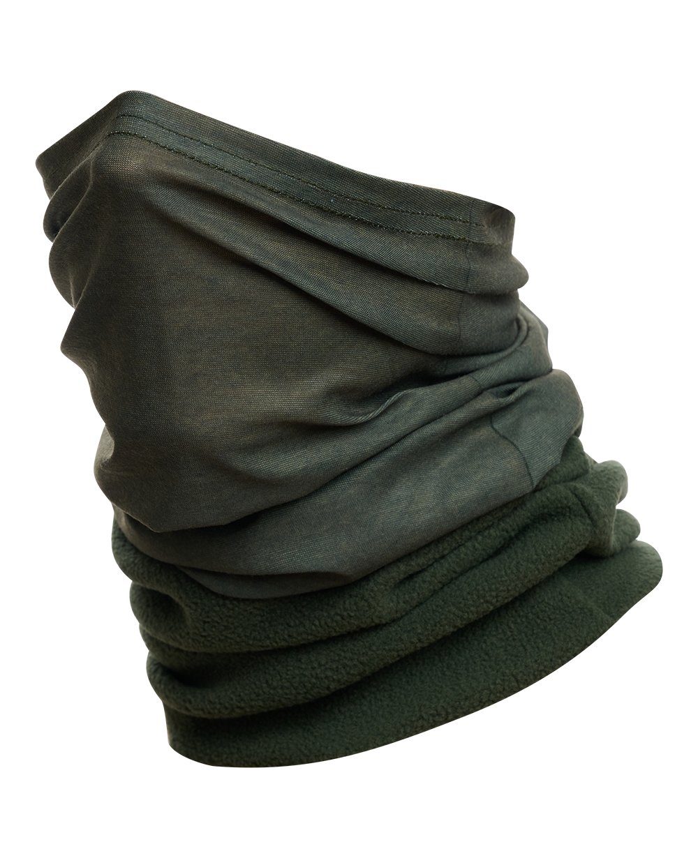 Hilltop Fleeceschal oliv dunkel Polar Halstuch, Kopftuch, Schlauchschal, mit Fleece Schal