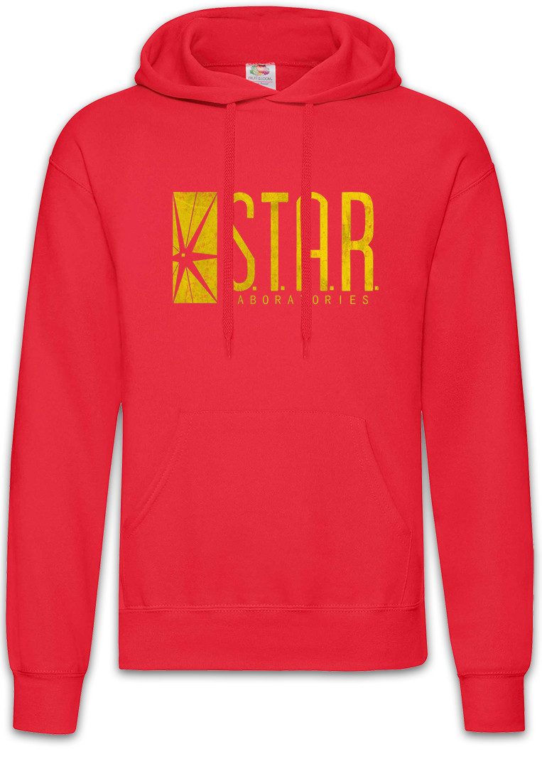 Urban Backwoods Hoodie S.T.A.R. Laboratories Logo Herren Hoodie Symbol TV The Roter Sign (1-tlg) Serie Blitz Star Flash