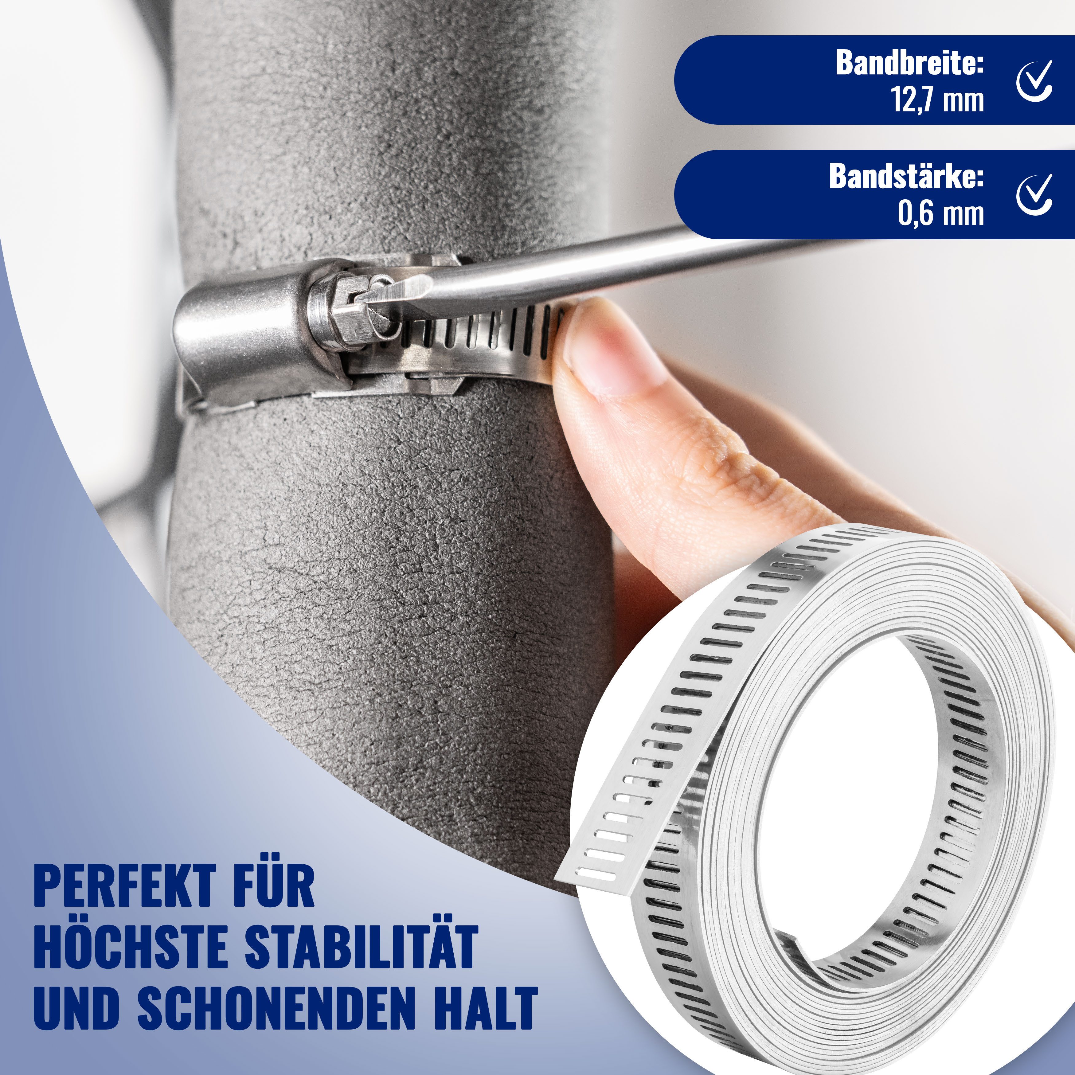 Poppstar Schlauchschelle