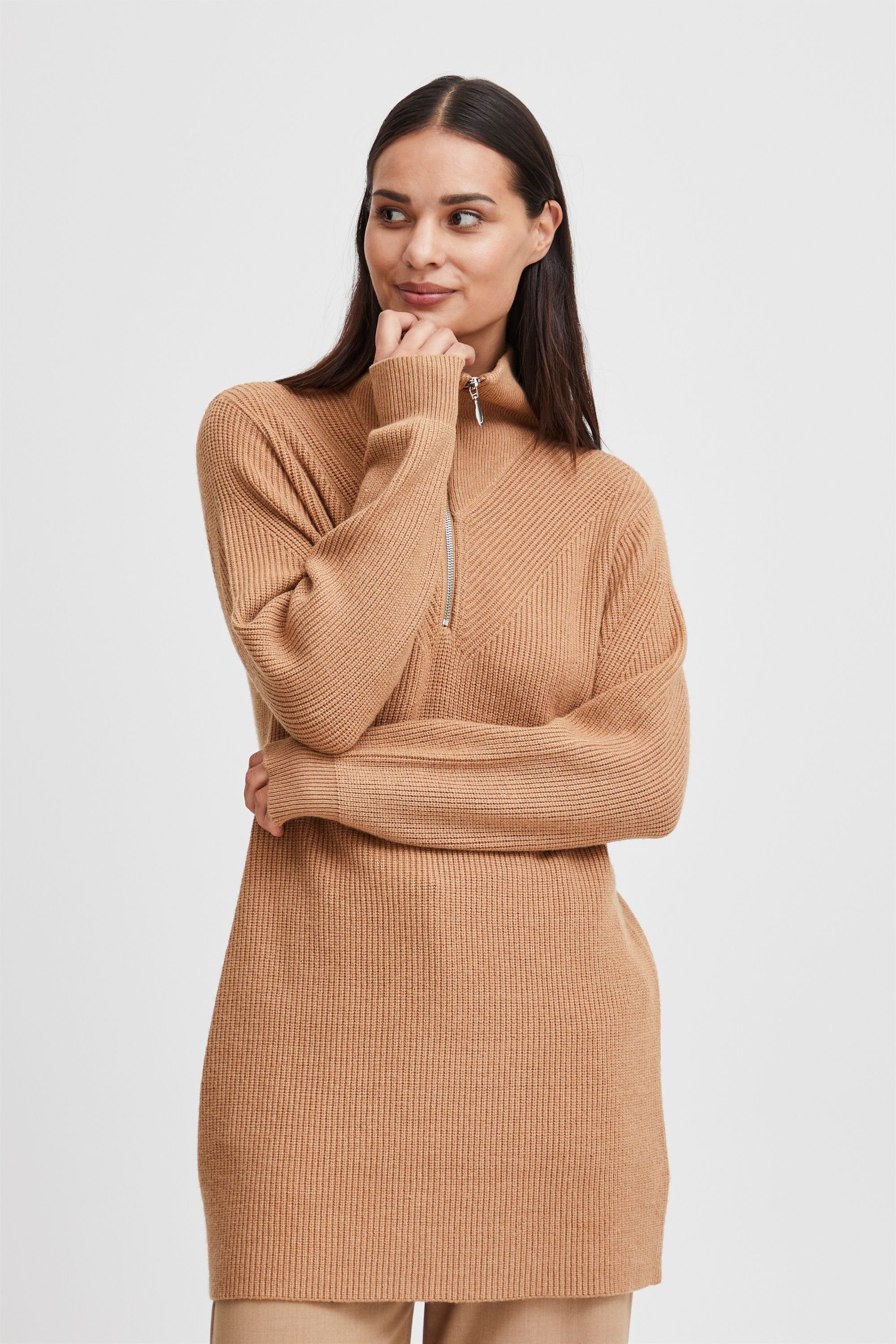 b.young Strickpullover BYMILO HAFLZIP TUNIC - 20813523