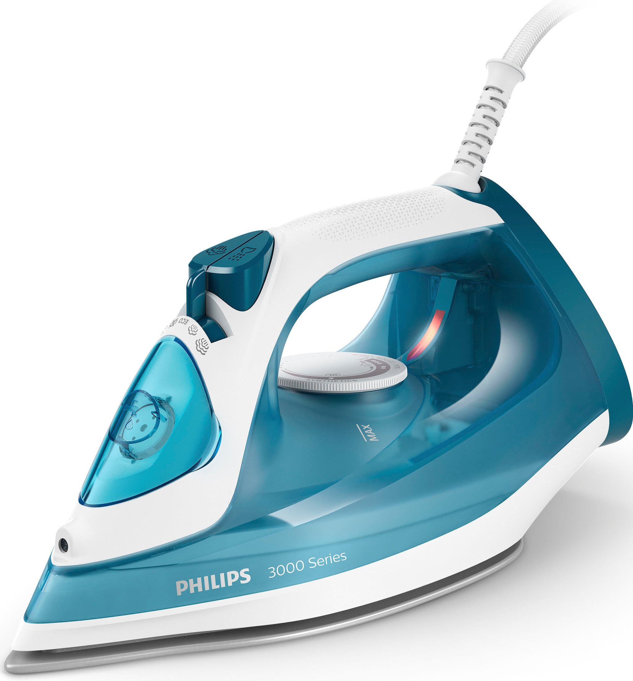 Philips Паровой утюг DST3011/20, 2100 W, Keramik Bügelsohle, mit 300 ml Wassertank und 140 g Dampfstoß