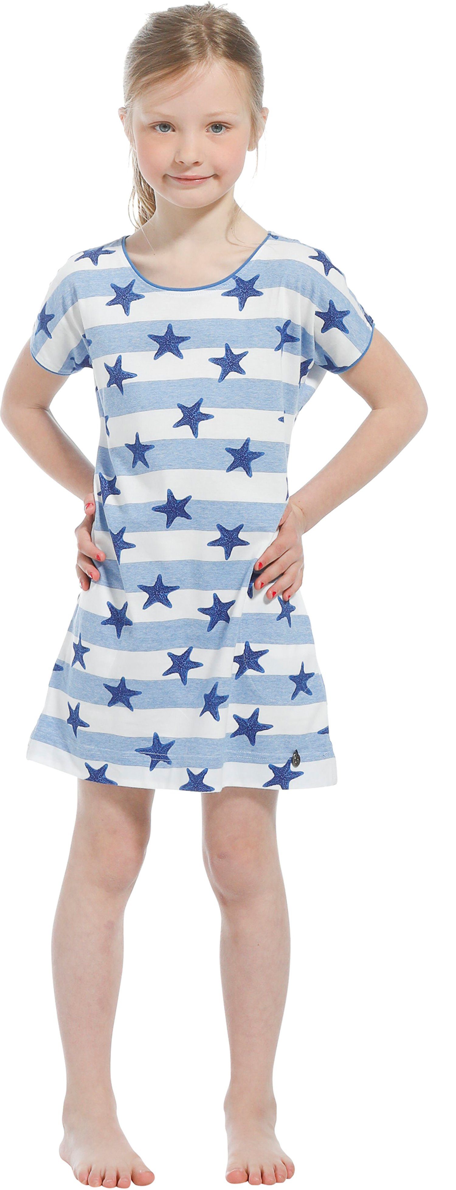 Mädchen Nachthemd (1-tlg) Nachthemd Baumwolle Sternen Rebelle mit