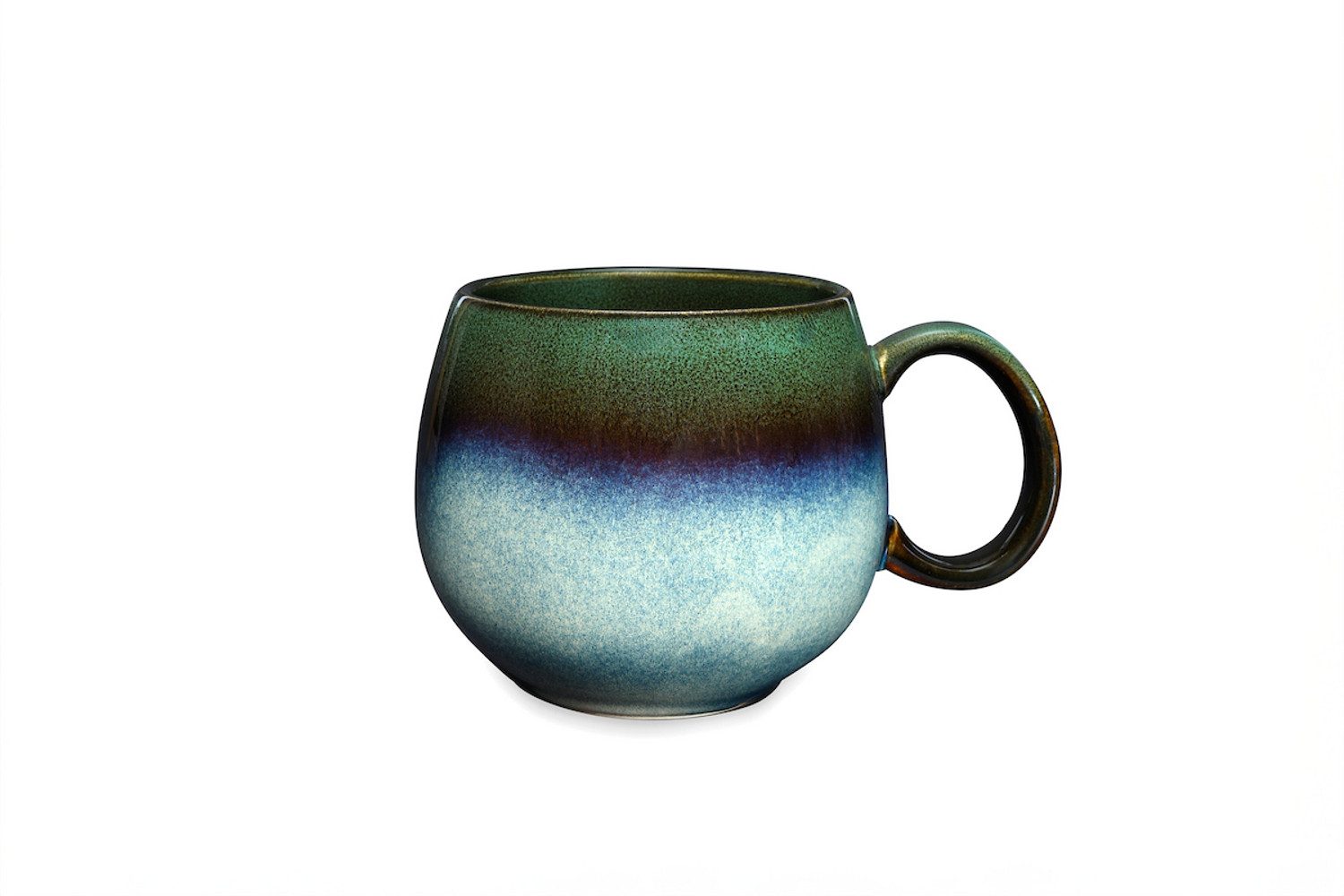 MAOCI teaware for your life Tasse Jumbotasse grün rot hellblau Keramik 0,5 L